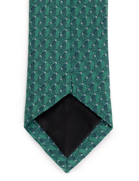 Yeşil 3'lü Kravat-Mendil-Kravat İğnesi Set - 50269550005