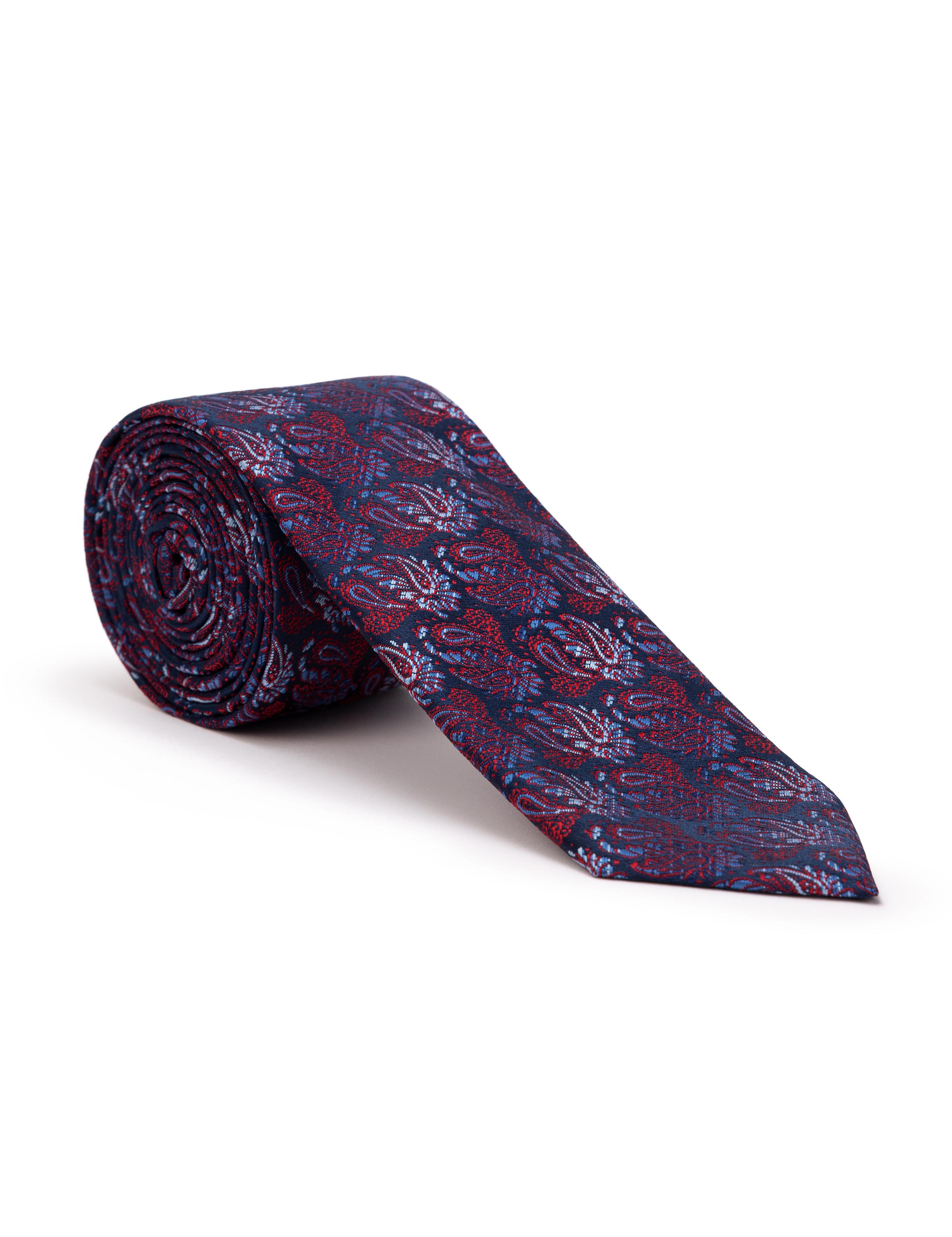 Mor 3'lü Kravat-Mendil-Kravat İğnesi Set