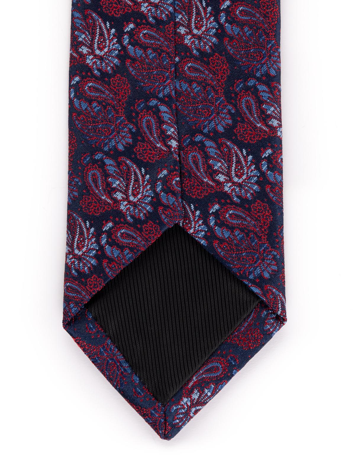 Mor 3'lü Kravat-Mendil-Kravat İğnesi Set - 50269554003