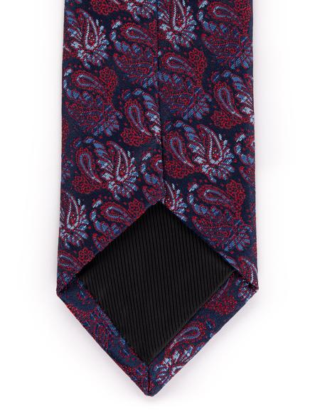 Mor 3'lü Kravat-Mendil-Kravat İğnesi Set - 50269554003