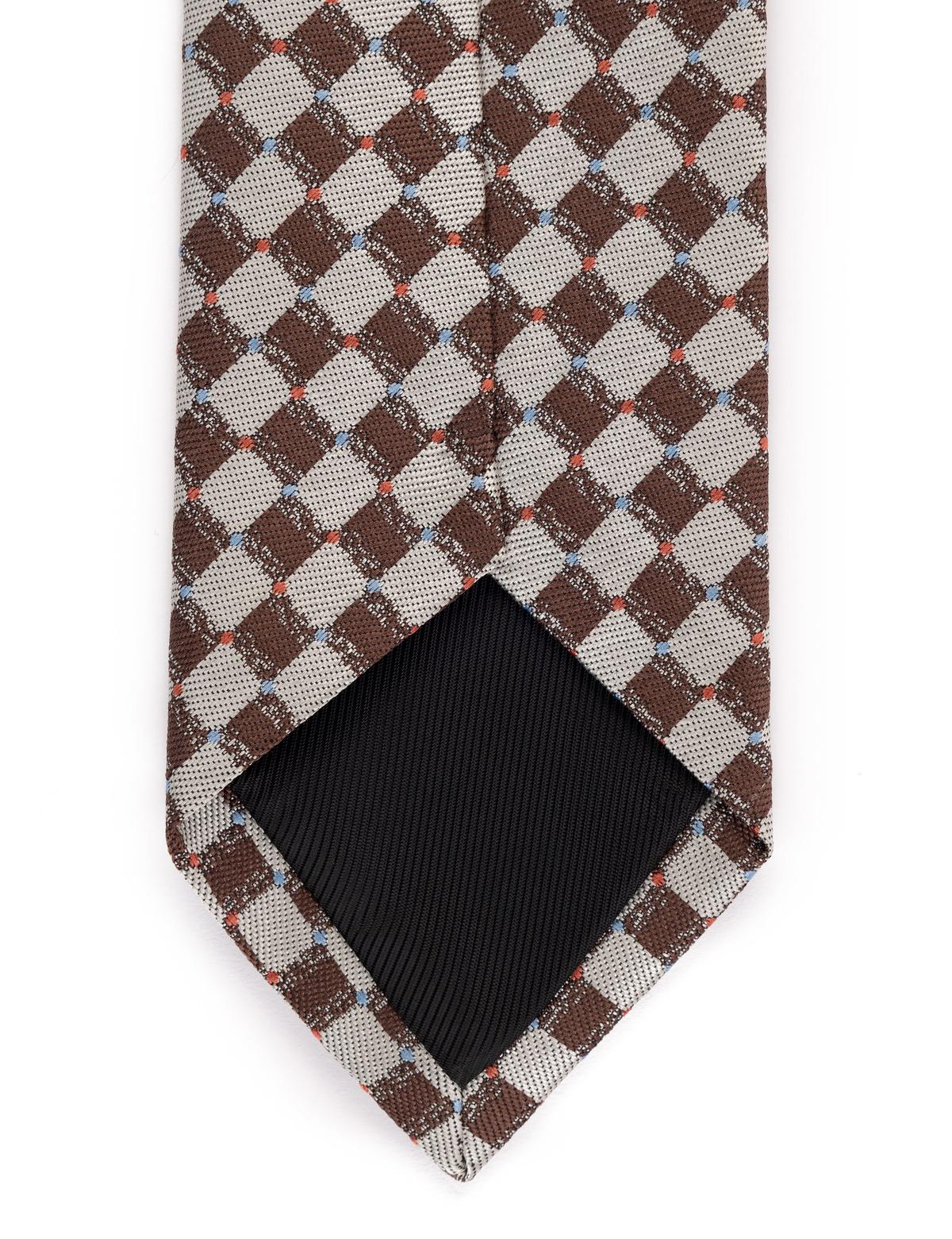 Bej 3'lü Kravat-Mendil-Kravat İğnesi Set - 50269556003