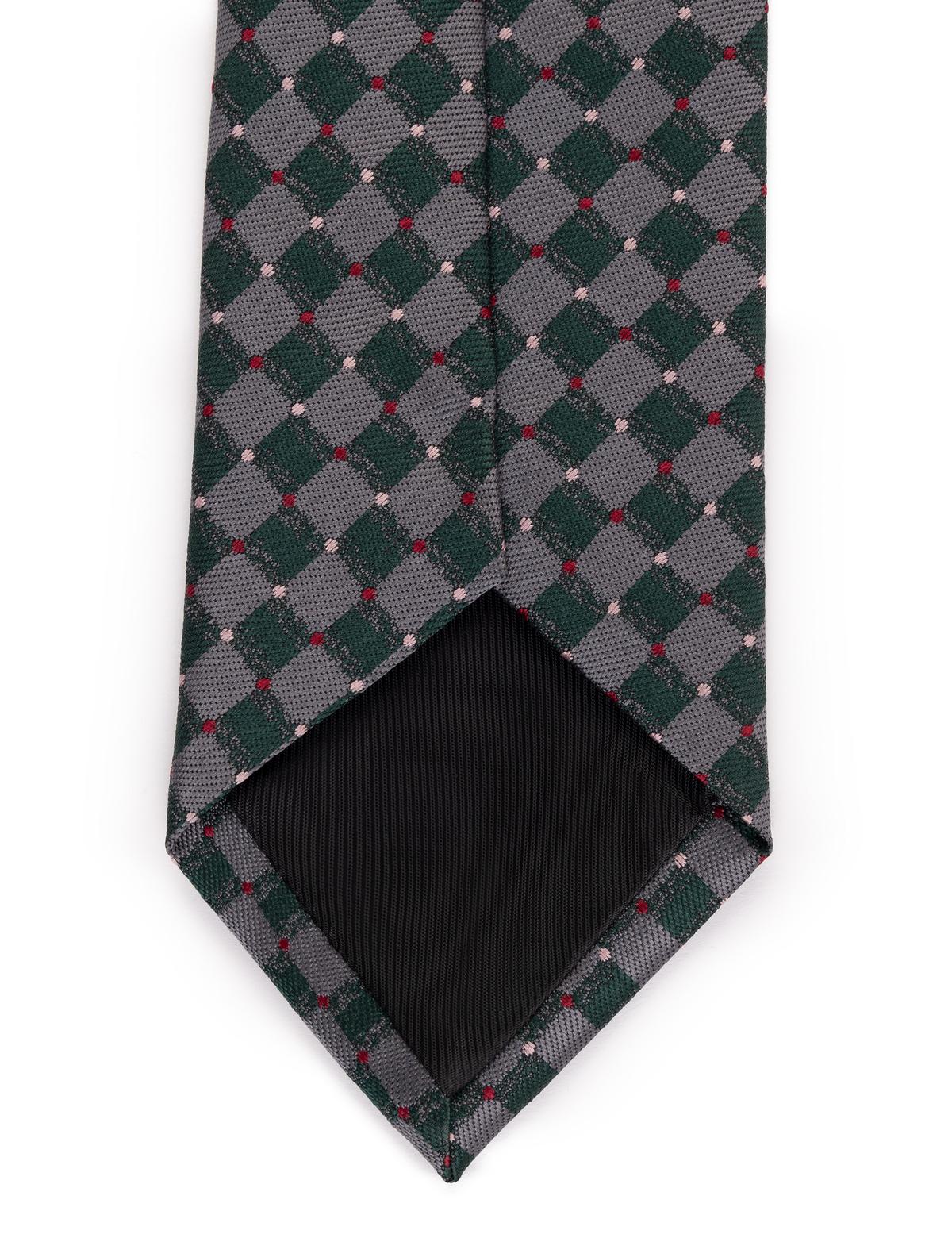 Haki 3'lü Kravat-Mendil-Kravat İğnesi Set - 50269556004