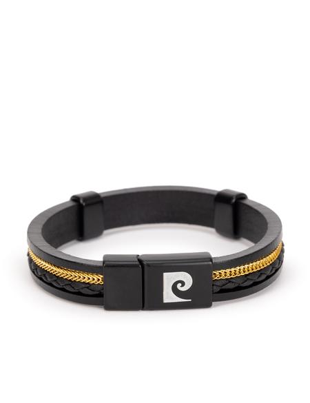 Siyah Deri Bileklik - 50270388001