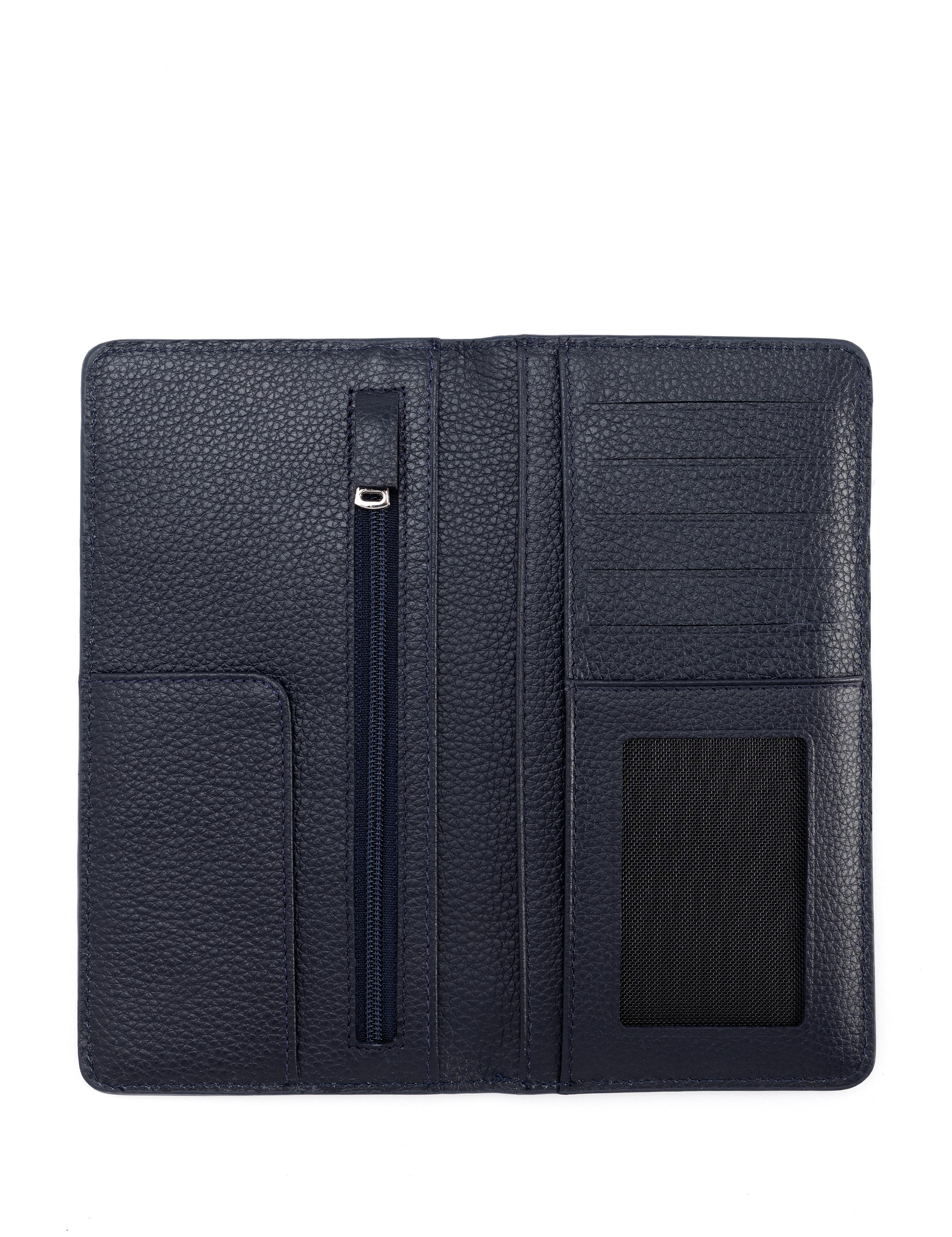 Erkek Lacivert Deri Cüzdan