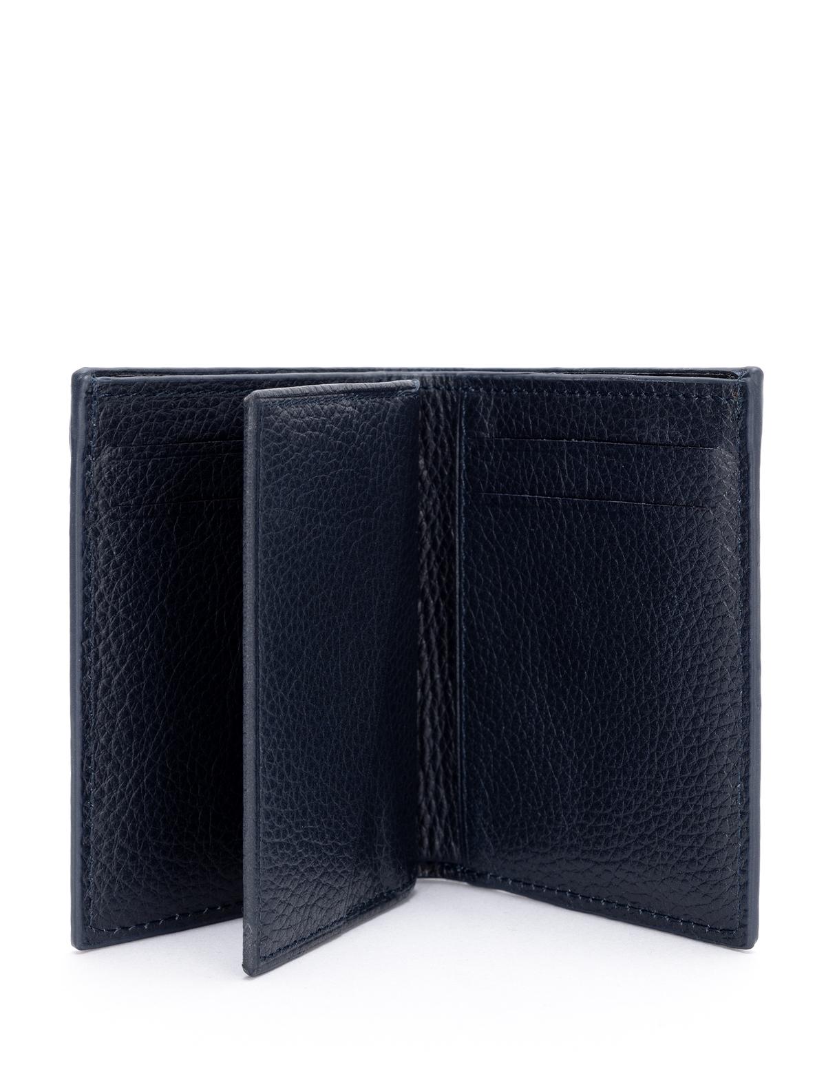 Erkek Lacivert Deri Cüzdan - 50271245002