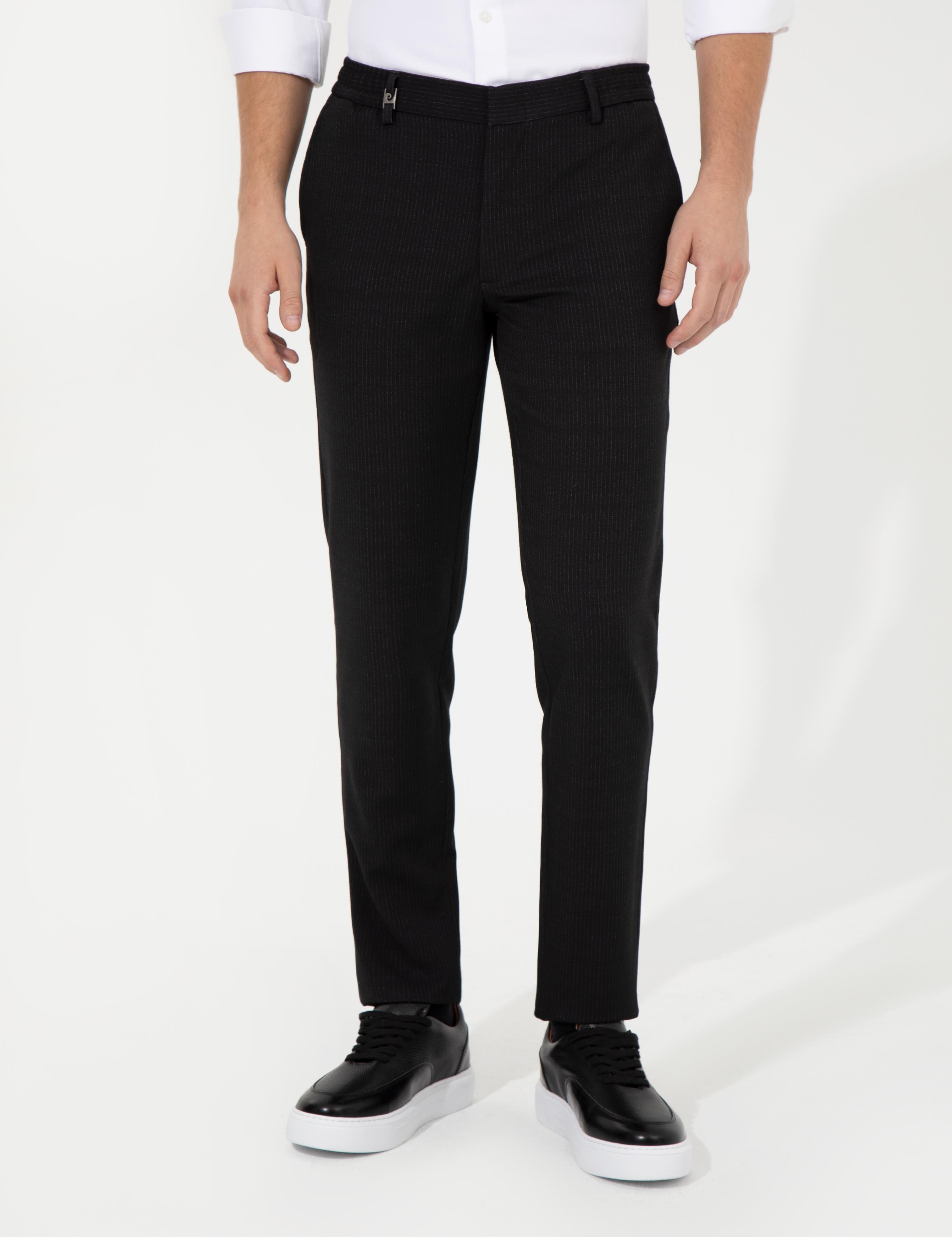 Siyah Ex. Slim Fit Kumaş Pantolon