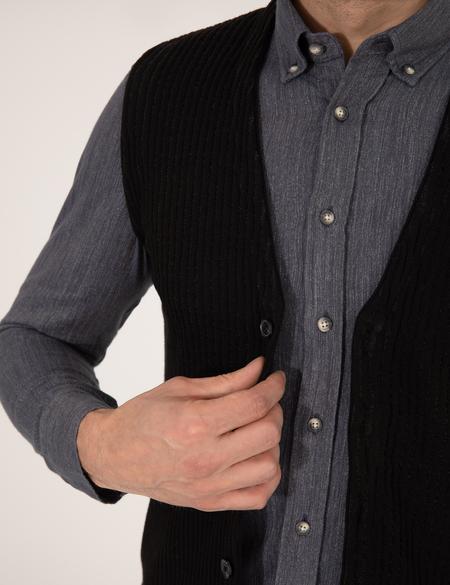 Siyah Triko Yelek - 50263175001