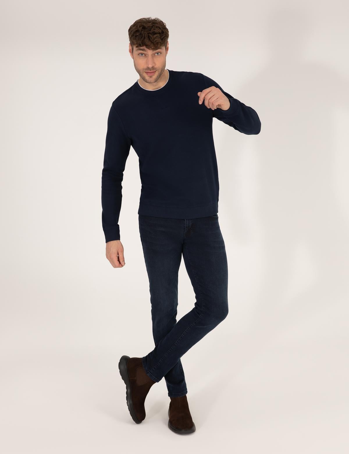 Lacivert Sweatshirt - 50270660024