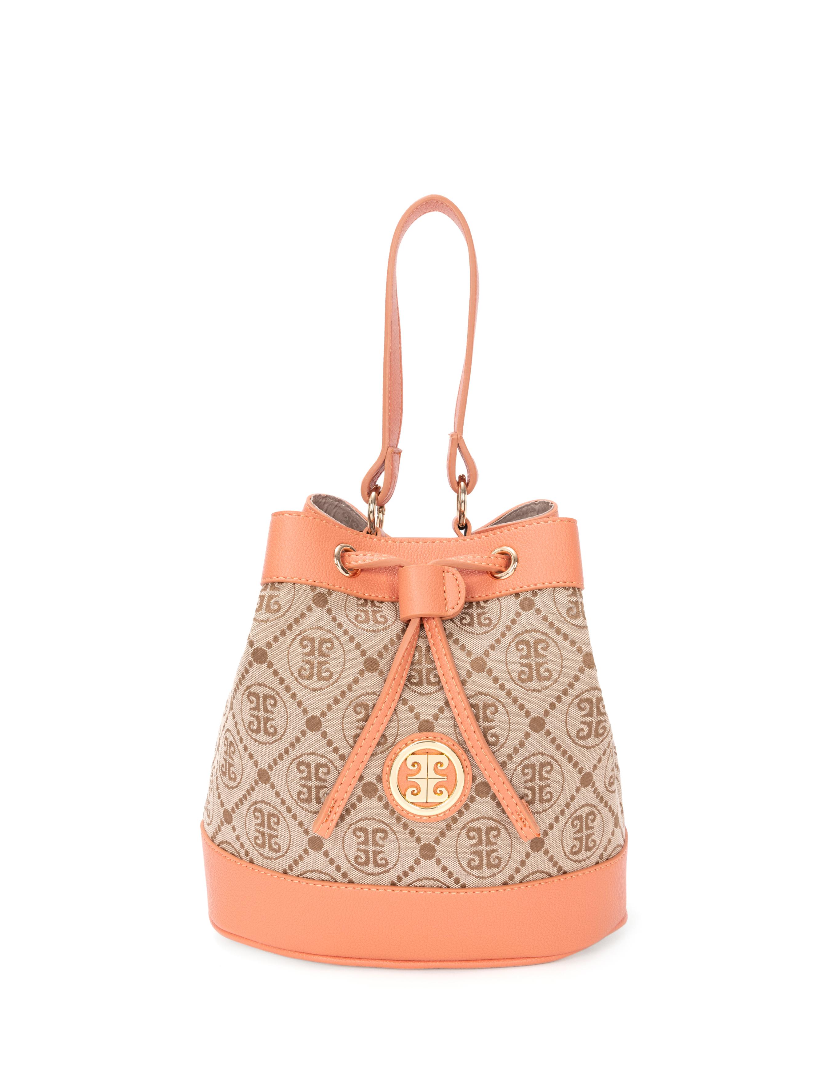 Turuncu Büzgülü Çanta