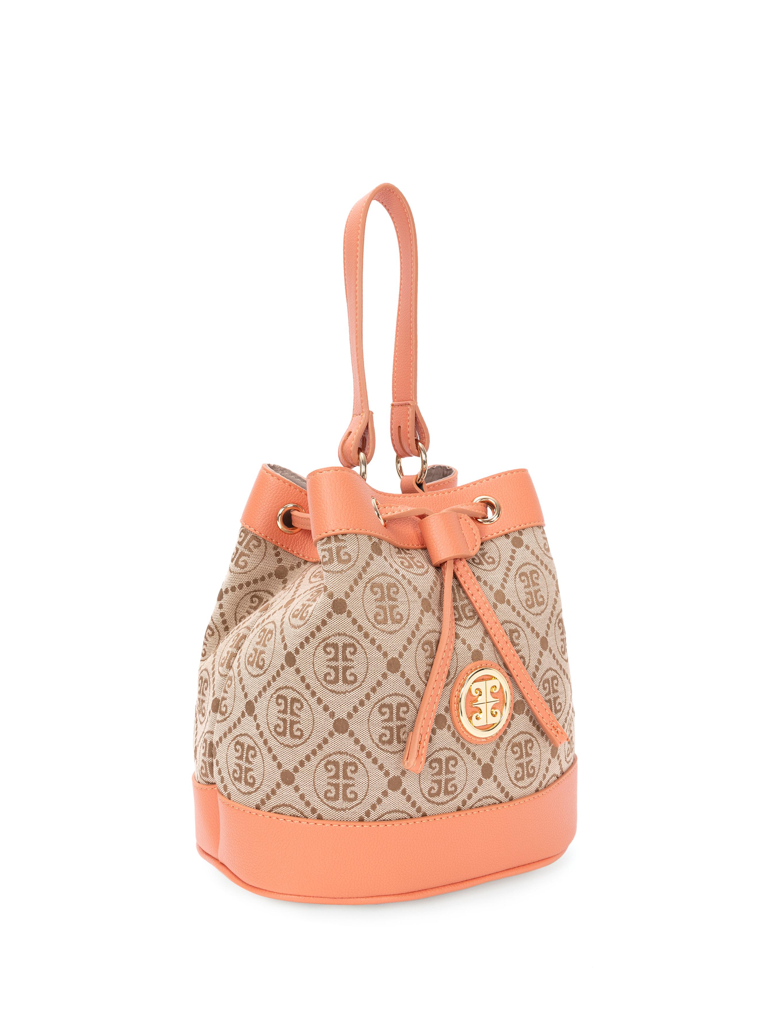 Turuncu Büzgülü Çanta