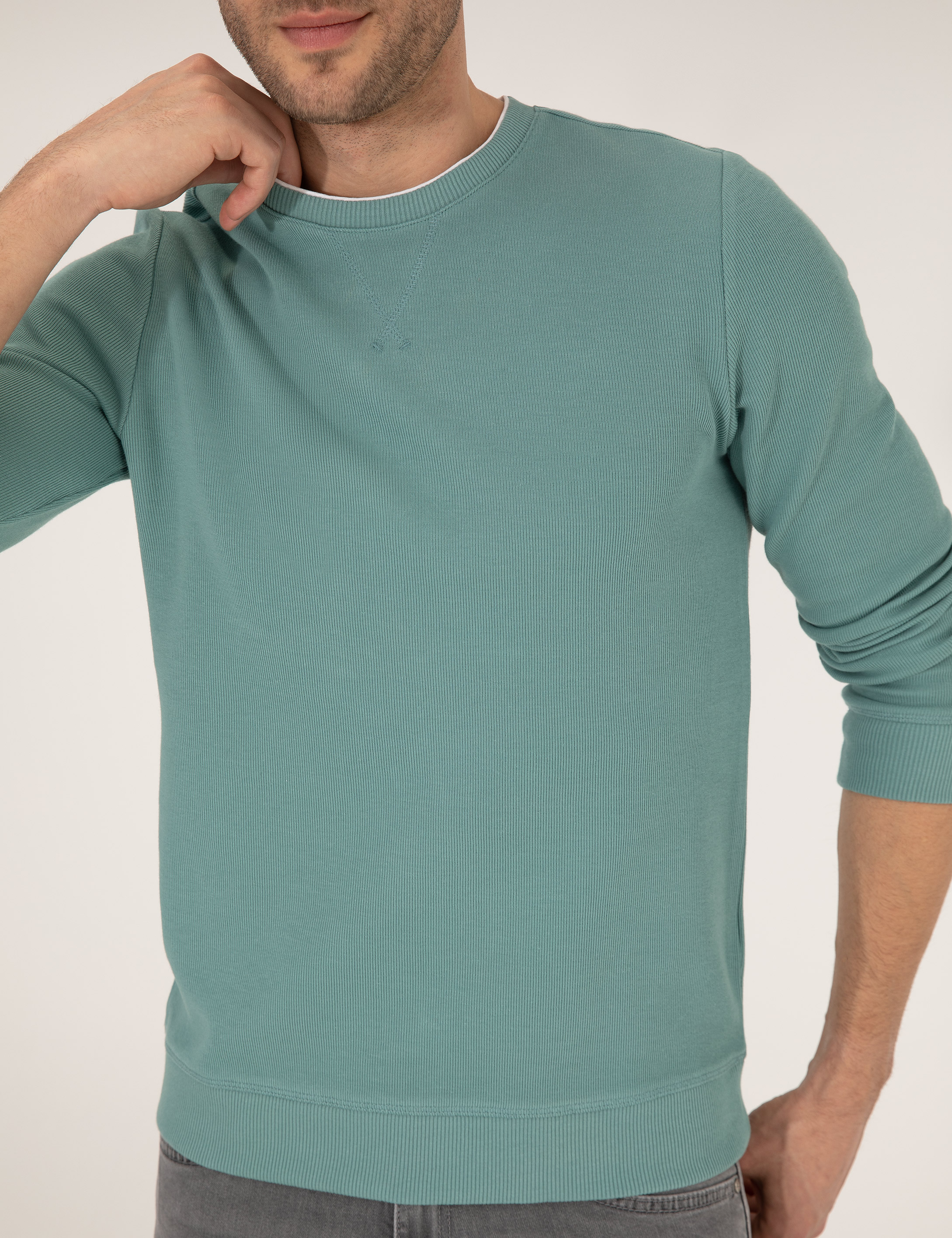 Pierre Cardin Mint Sweatshirt görsel 6