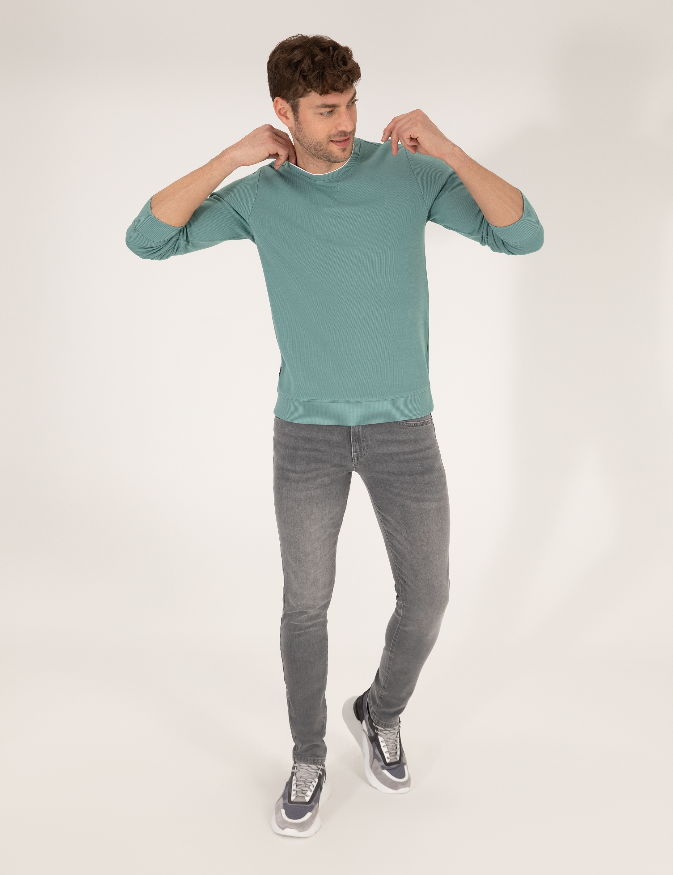Pierre Cardin Mint Sweatshirt görsel 4