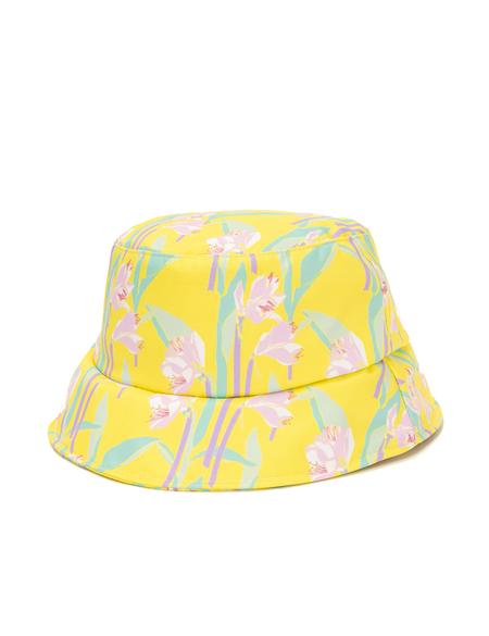 Yeşil Desenli Bucket Şapka - 50273264001