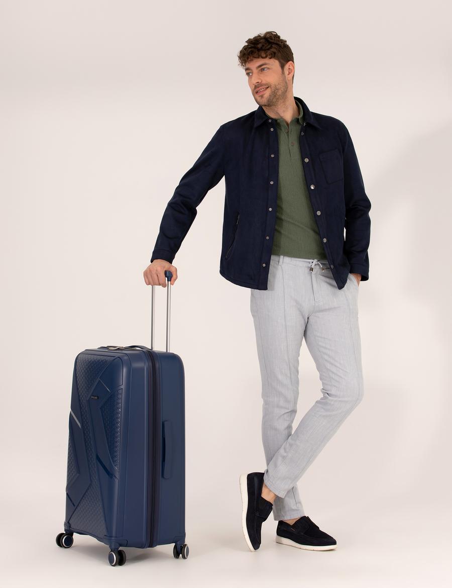 Lacivert Büyük Boy Valiz