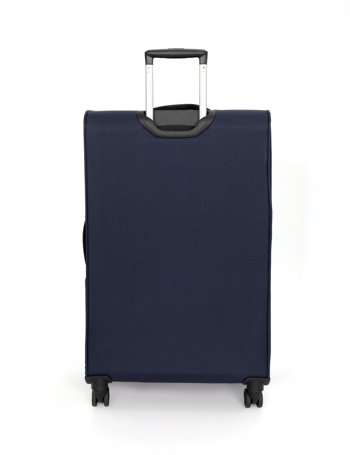 Lacivert Büyük Boy Kumaş Valiz - 50279489002