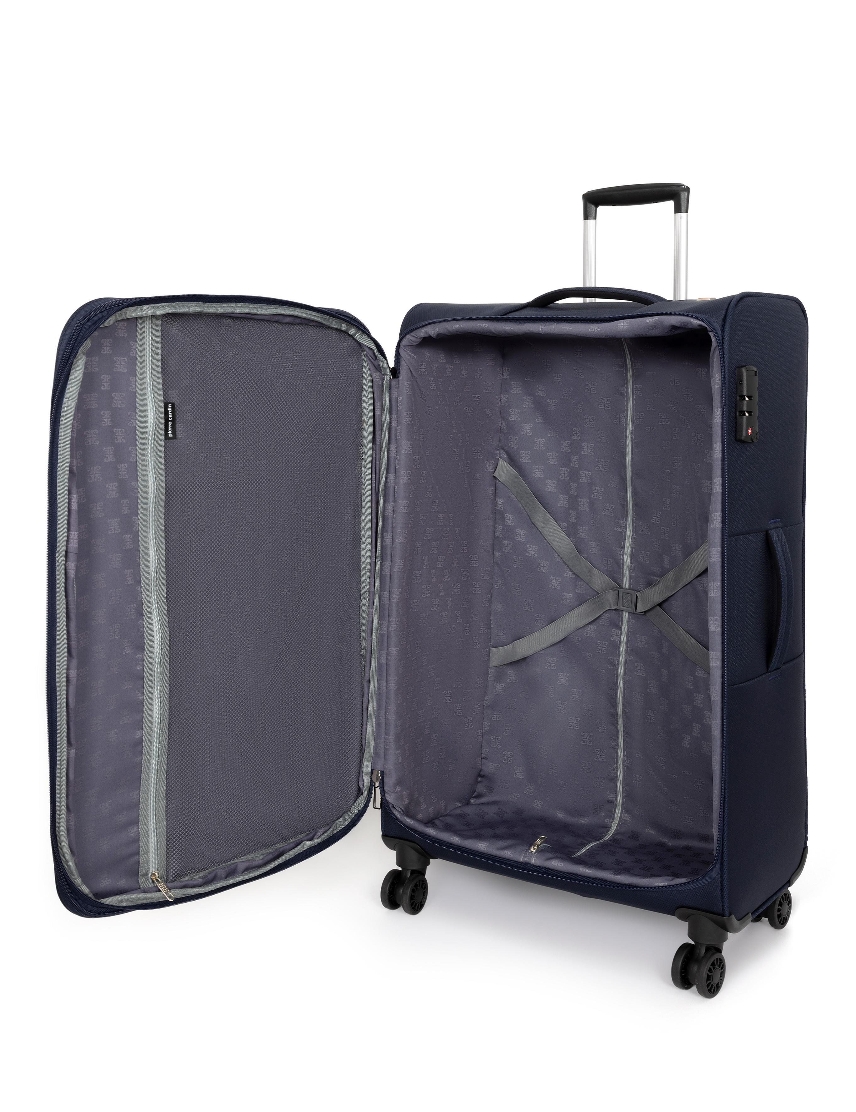 Lacivert Büyük Boy Kumaş Valiz