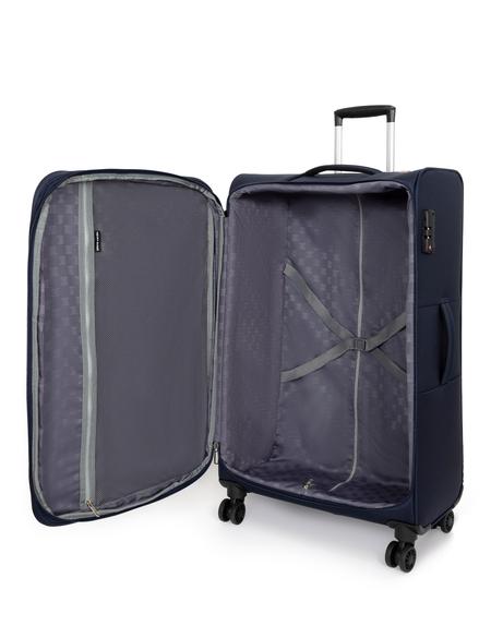 Lacivert Büyük Boy Kumaş Valiz - 50279489002