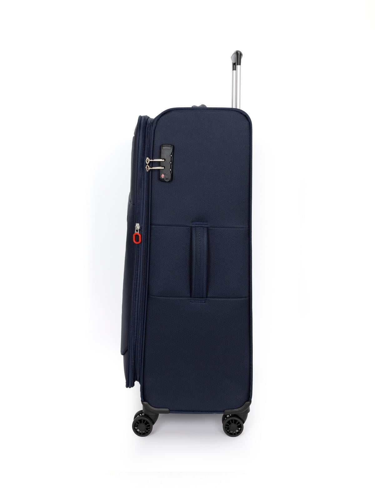 Lacivert Büyük Boy Kumaş Valiz - 50279489002