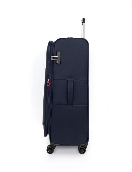 Lacivert Büyük Boy Kumaş Valiz - 50279489002