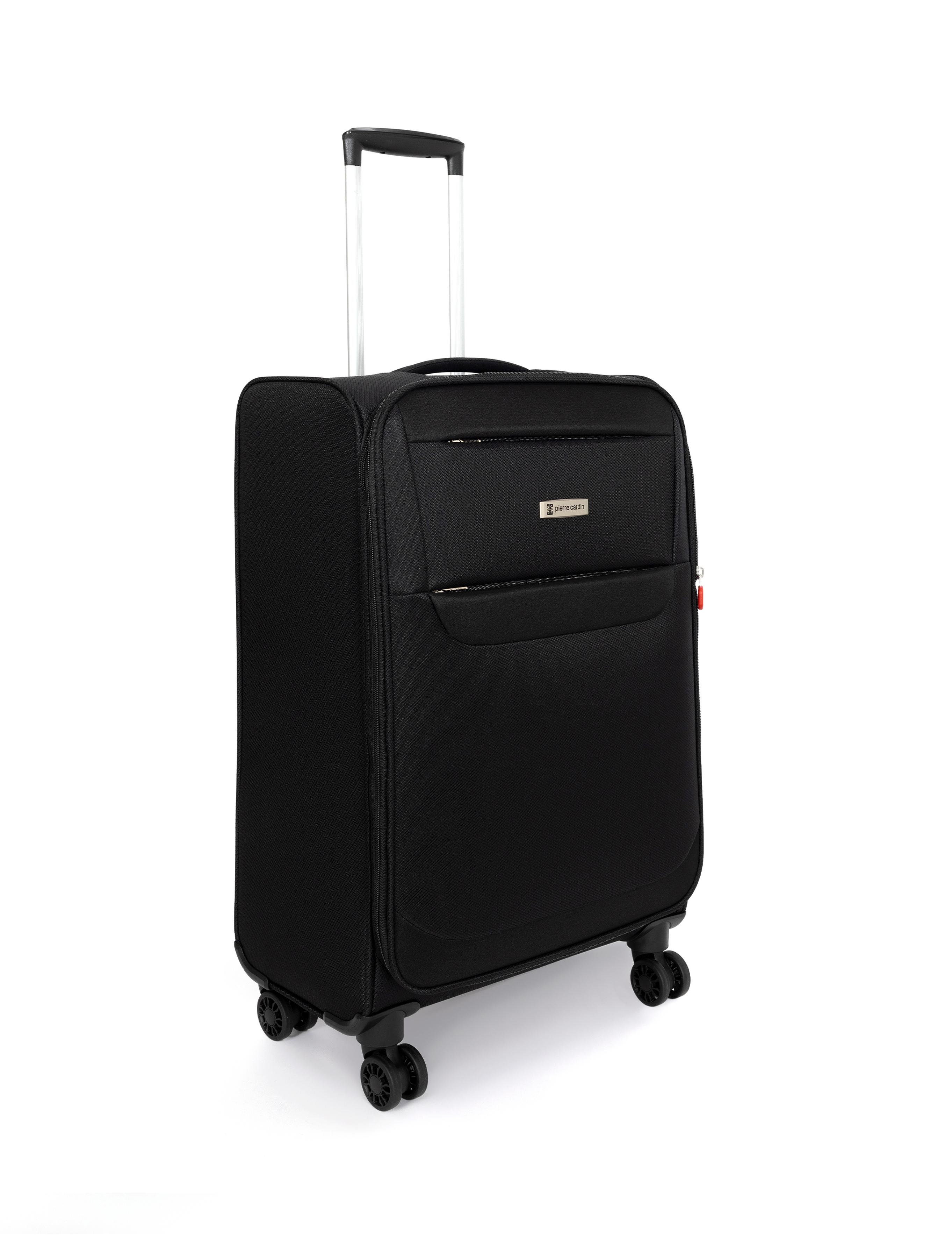 Siyah Orta Boy Kumaş Valiz