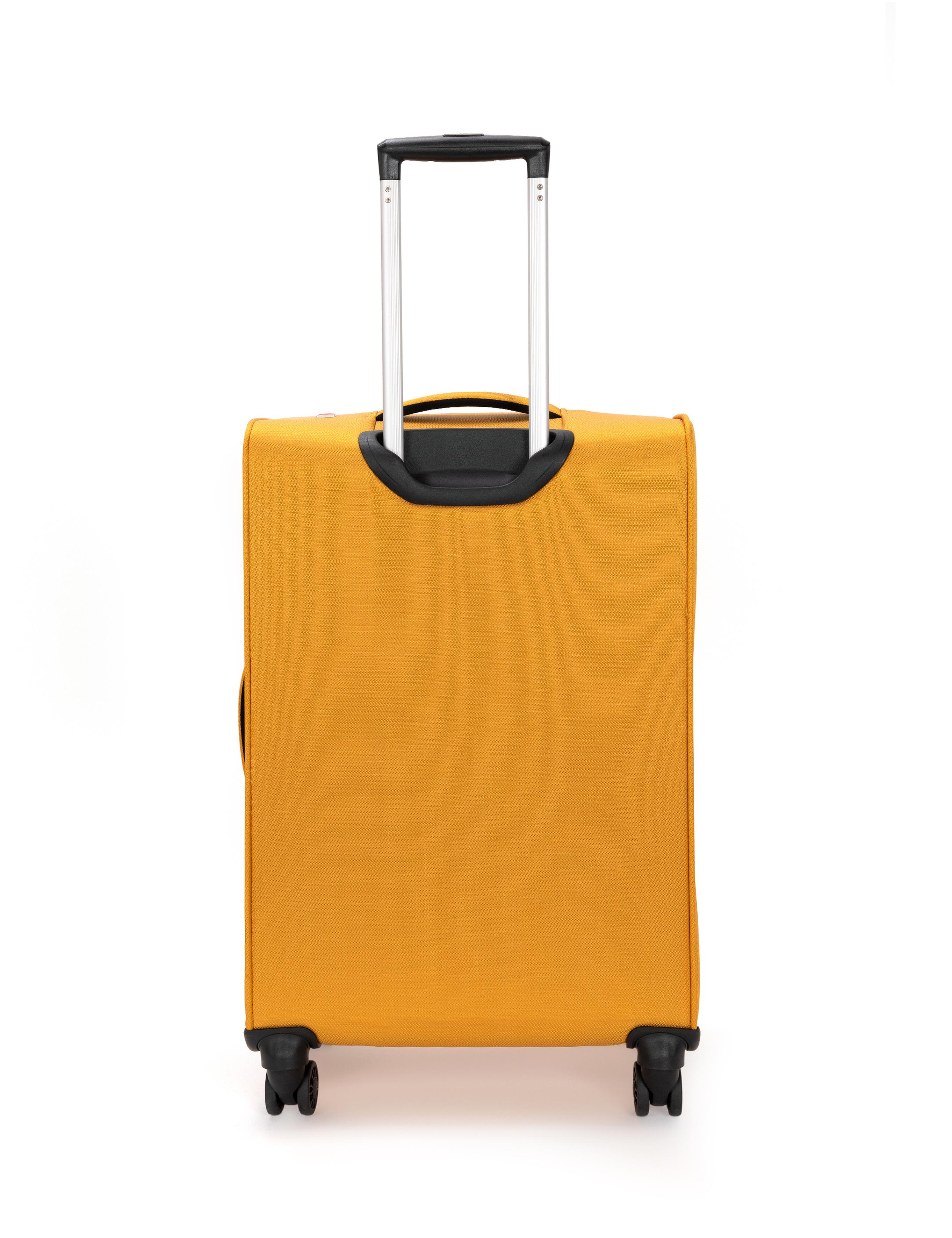 Sarı Orta Boy Kumaş Valiz