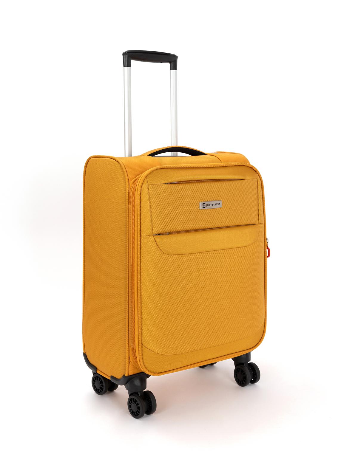 Sarı Kabin Boy Kumaş Valiz - 50279491004