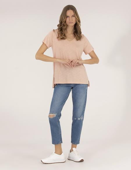 Pudra Regular Fit Tişört - 50258632004