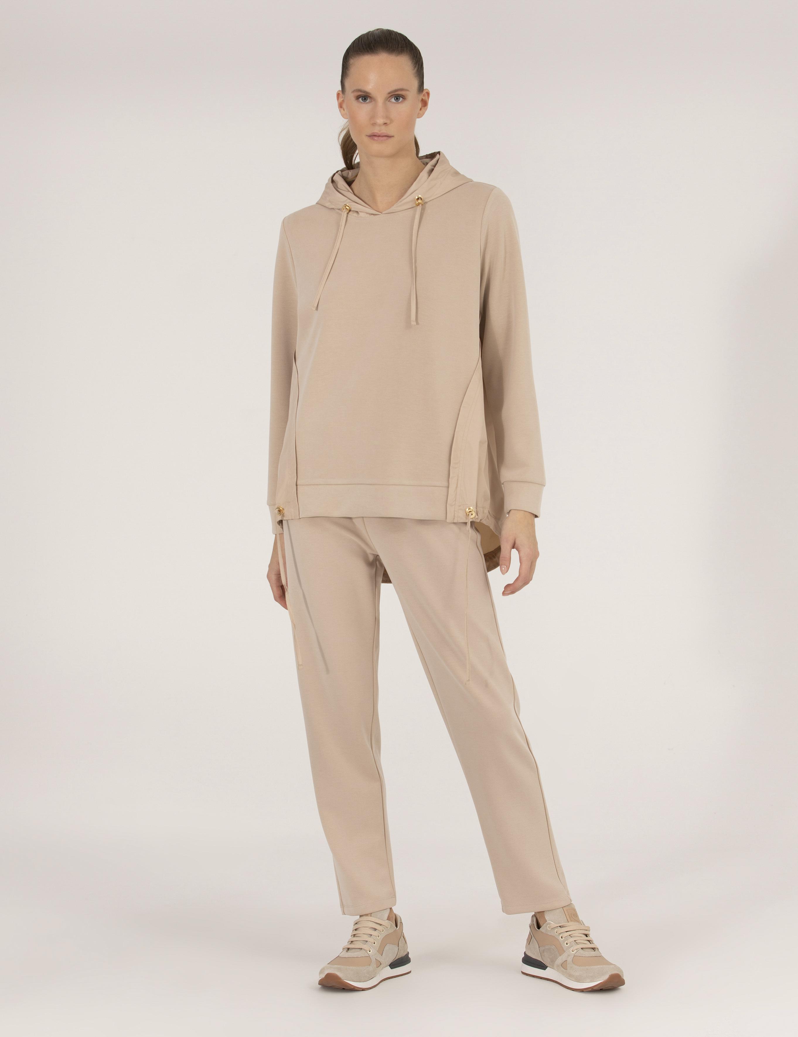 Kum Comfort Fit Kapüşonlu Sweatshirt