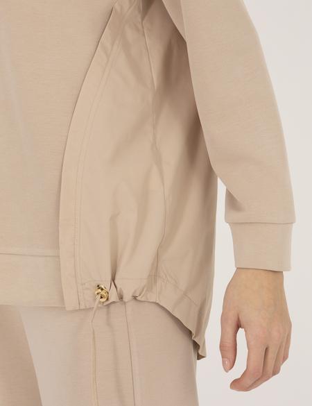 Kum Comfort Fit Kapüşonlu Sweatshirt - 50266530017