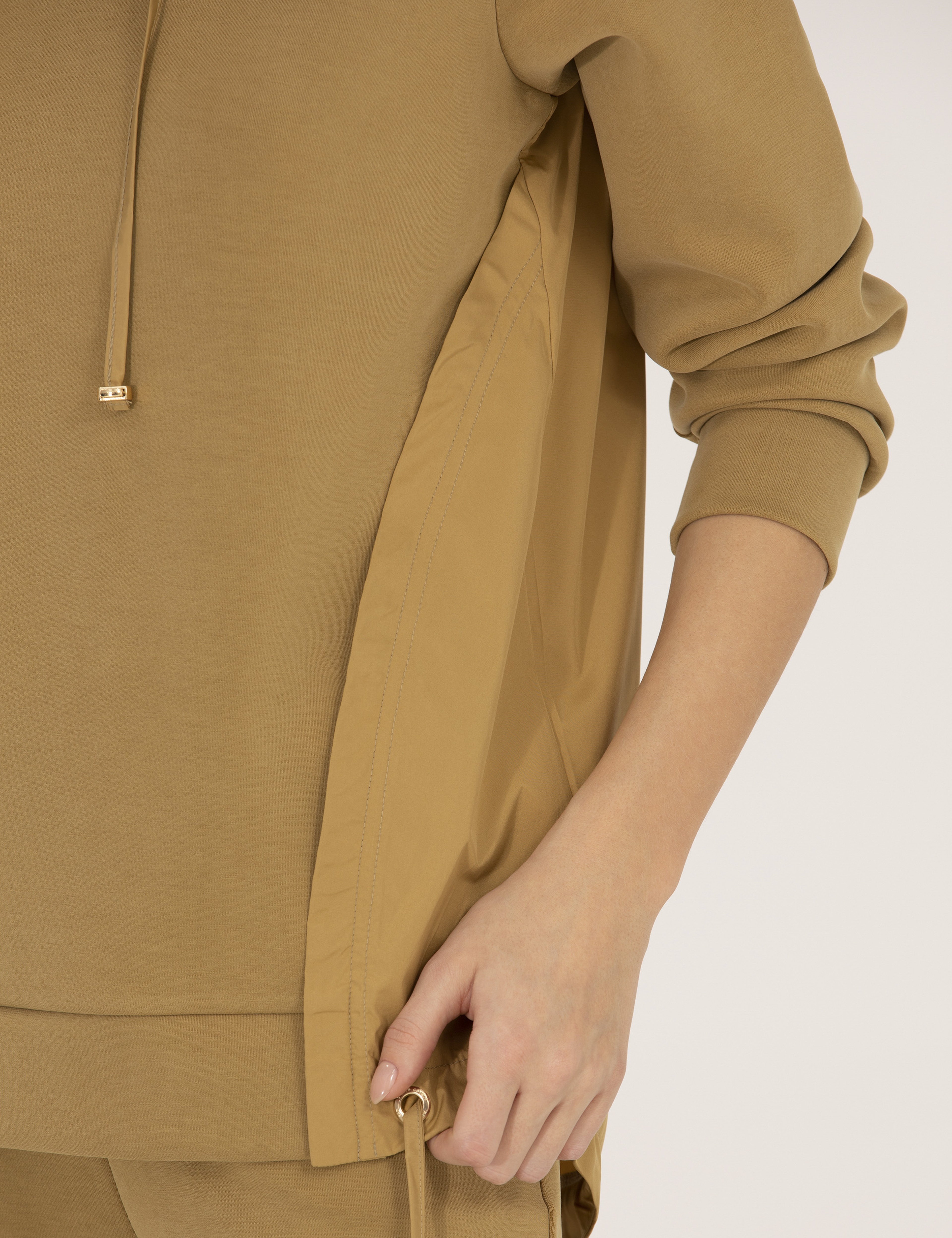 Yeşil Comfort Fit Kapüşonlu Sweatshirt