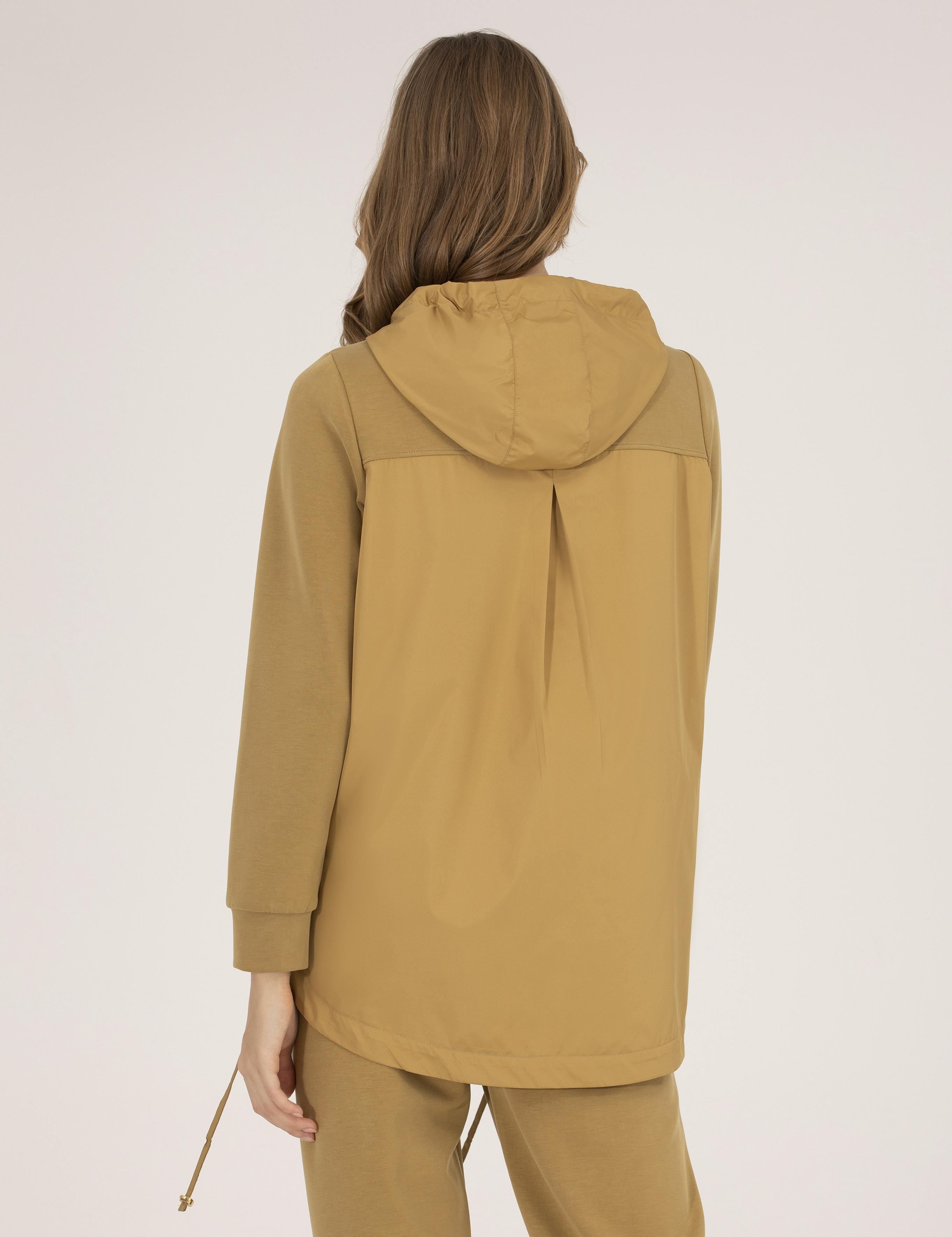 Yeşil Comfort Fit Kapüşonlu Sweatshirt