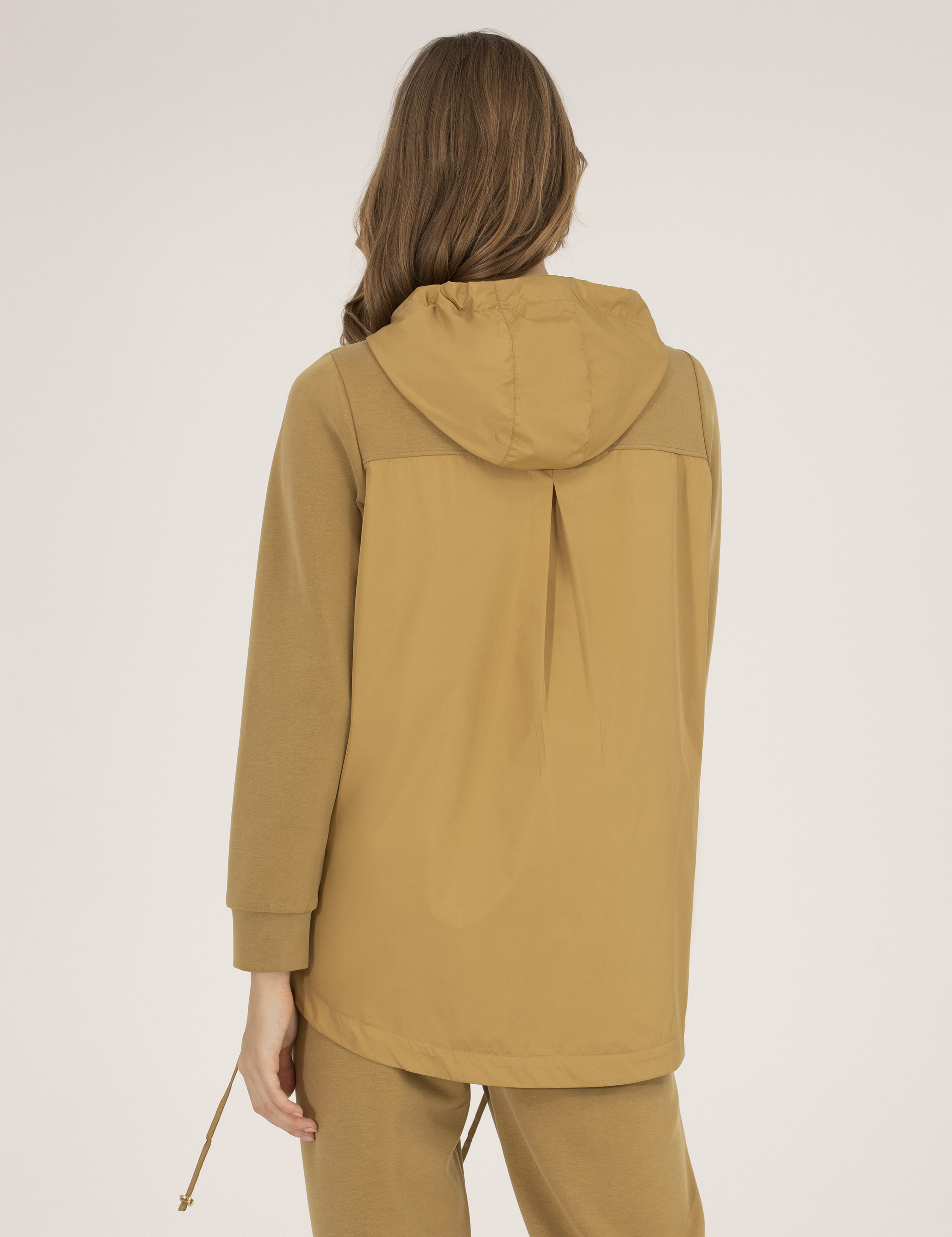 Yeşil Comfort Fit Kapüşonlu Sweatshirt - Image 5