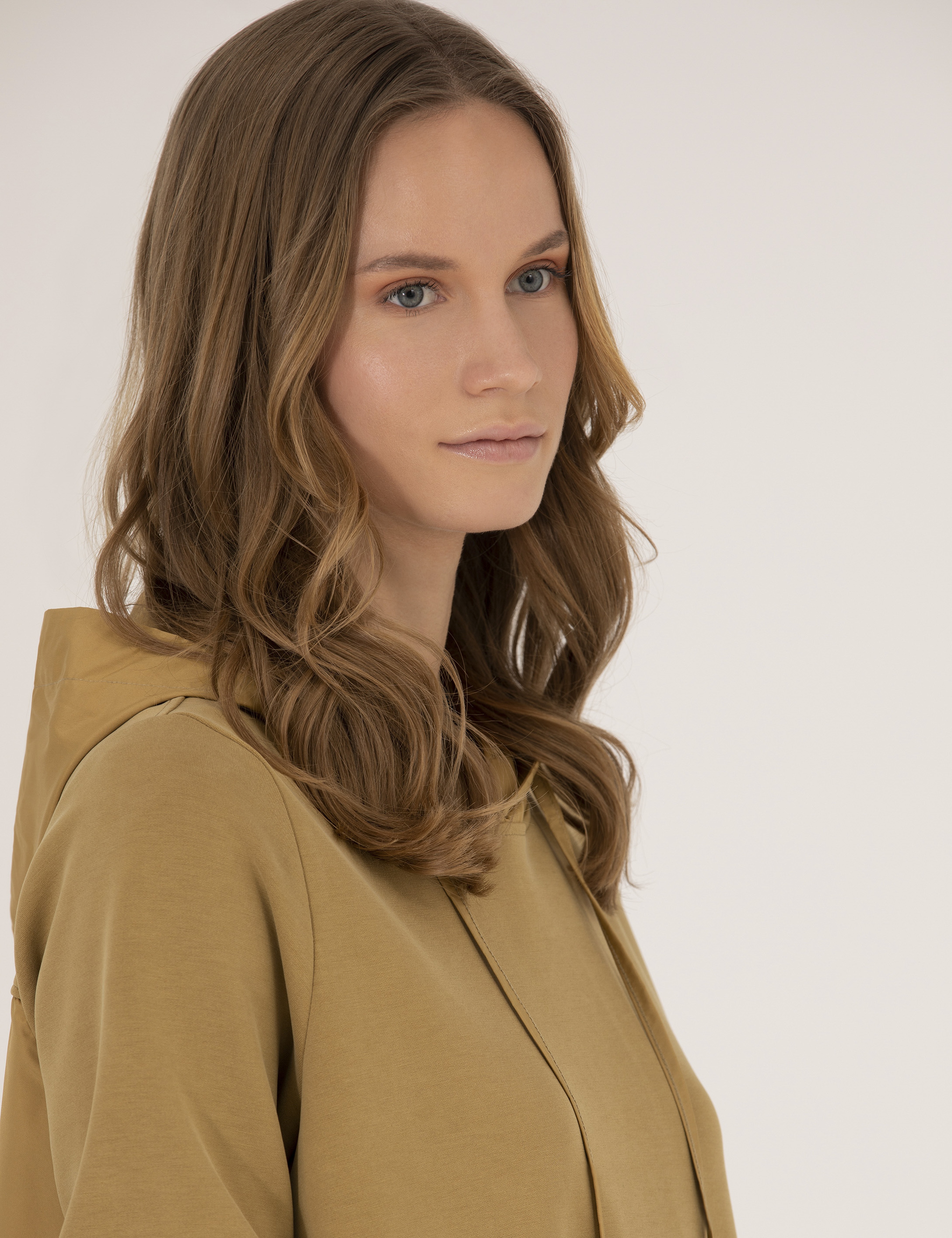 Yeşil Comfort Fit Kapüşonlu Sweatshirt - Image 3
