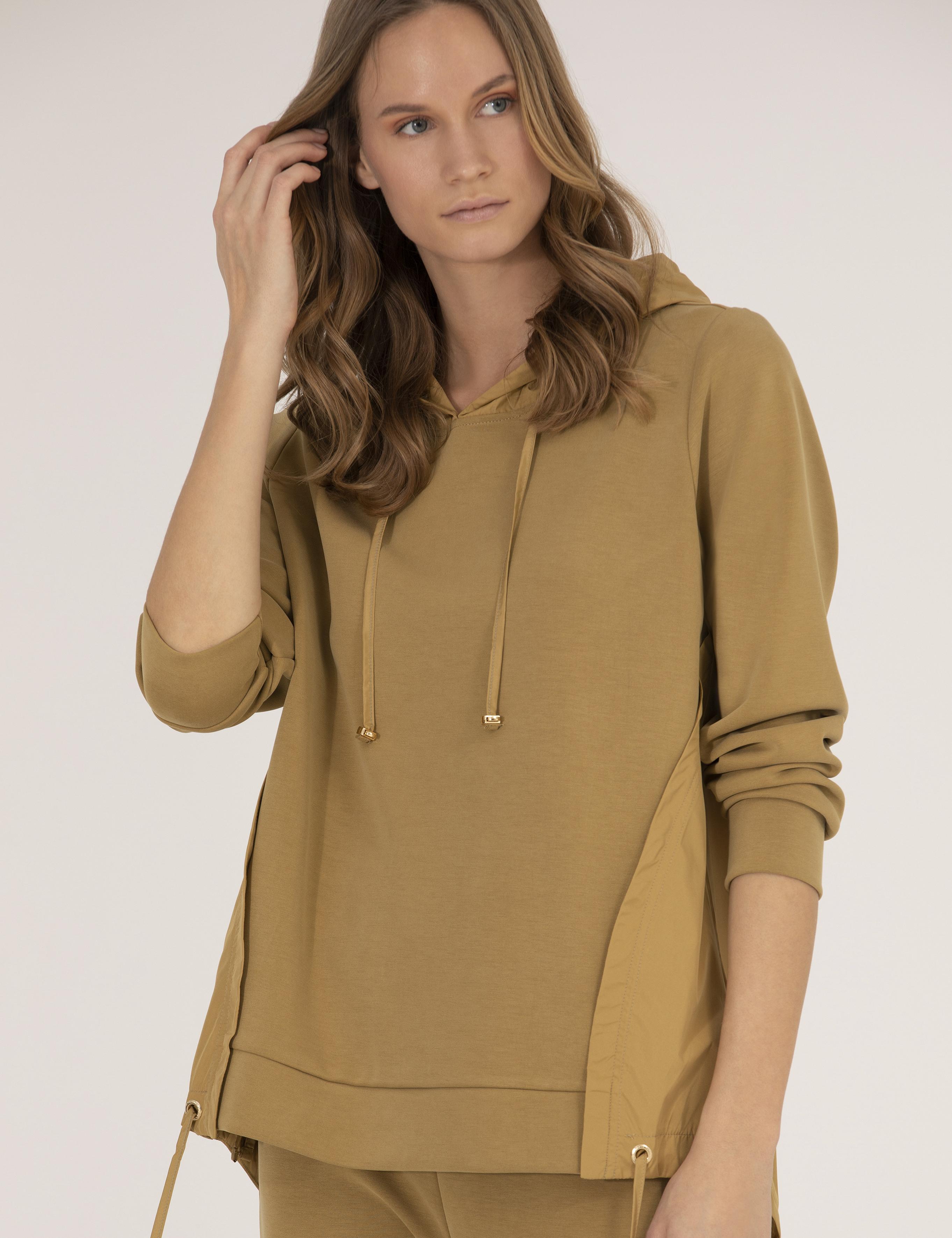 Yeşil Comfort Fit Kapüşonlu Sweatshirt