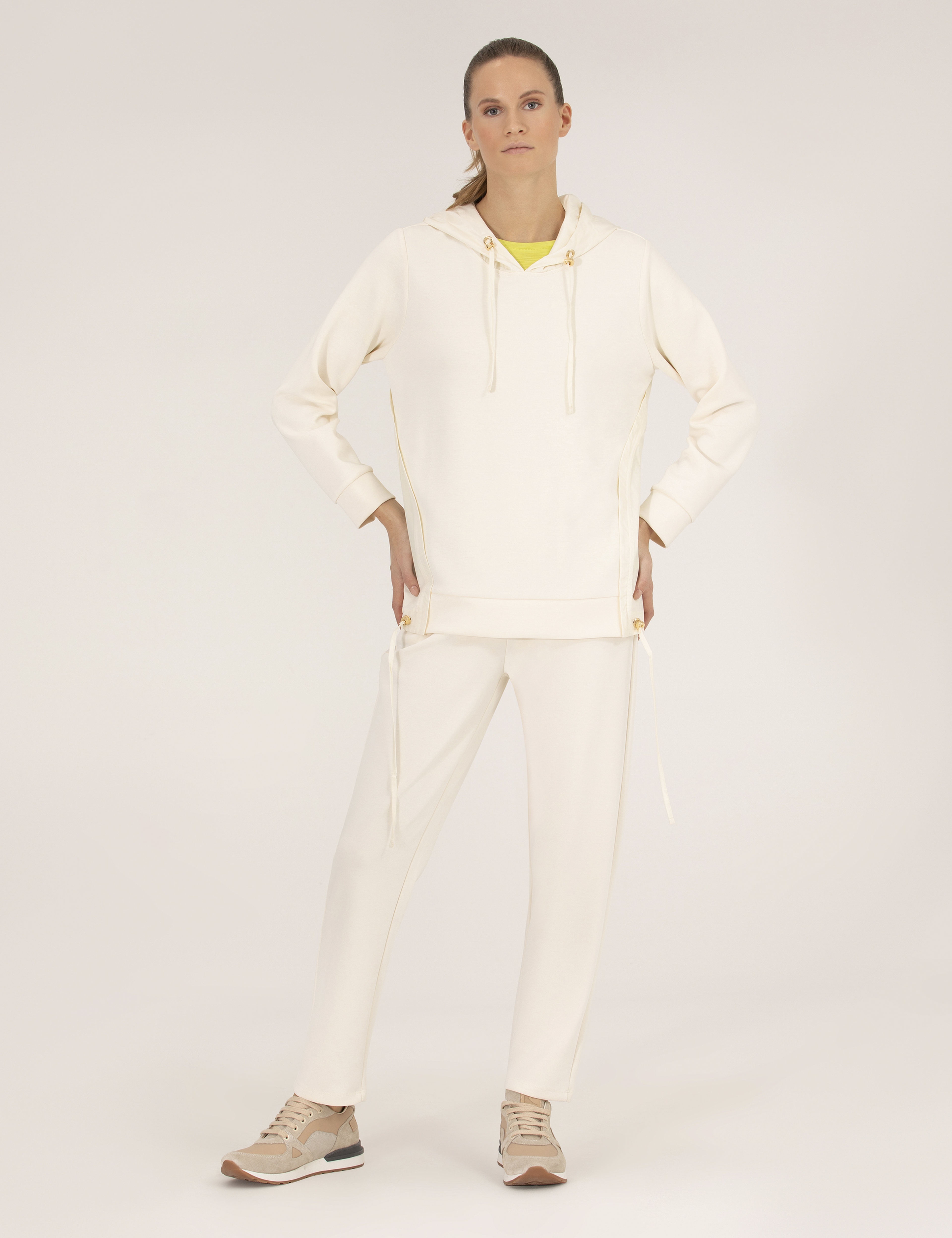 Ekru Regular Fit Eşofman Altı - Image 2