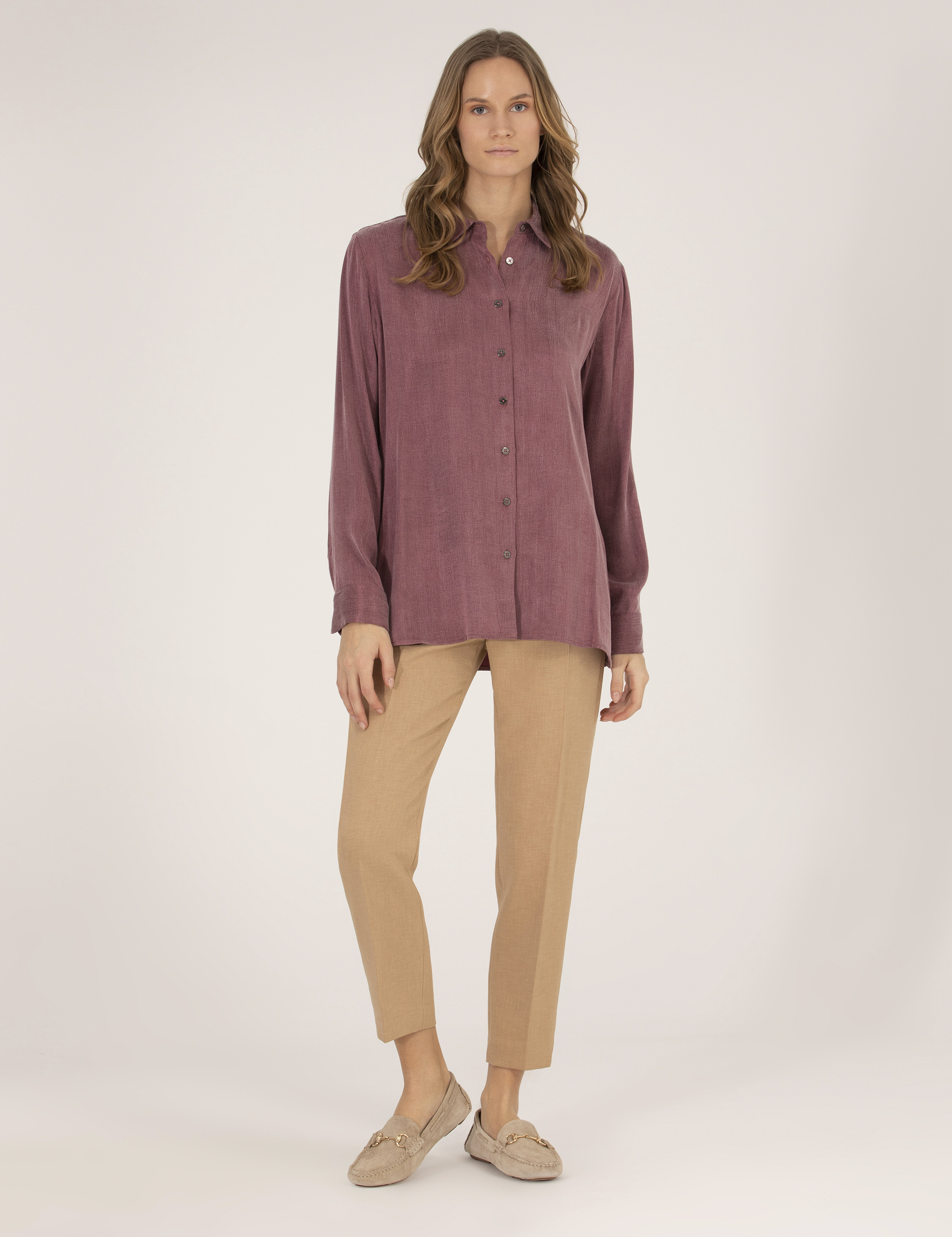 Camel Havuç Fit Kumaş Pantolon