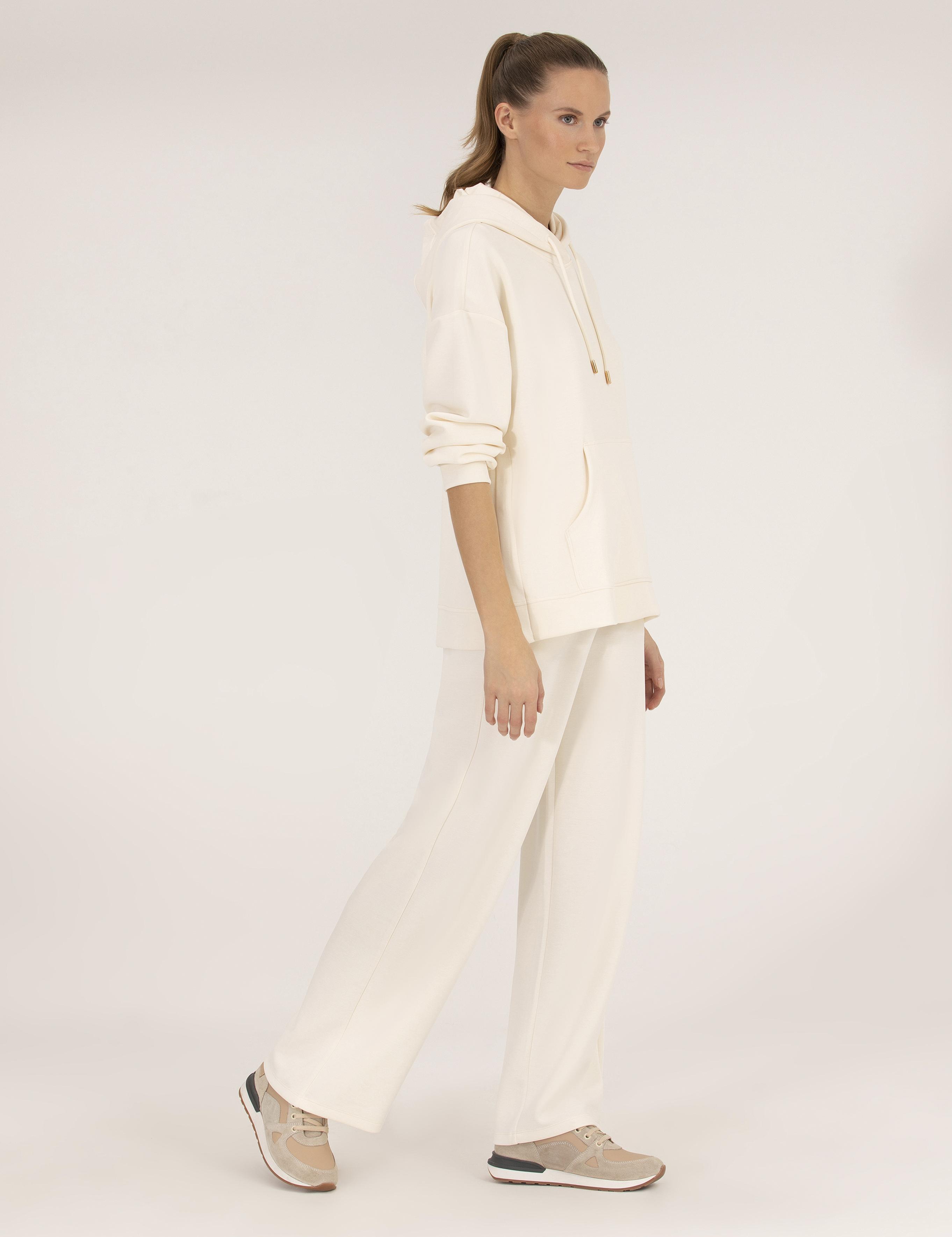 Ekru Flare Fit Eşofman Altı