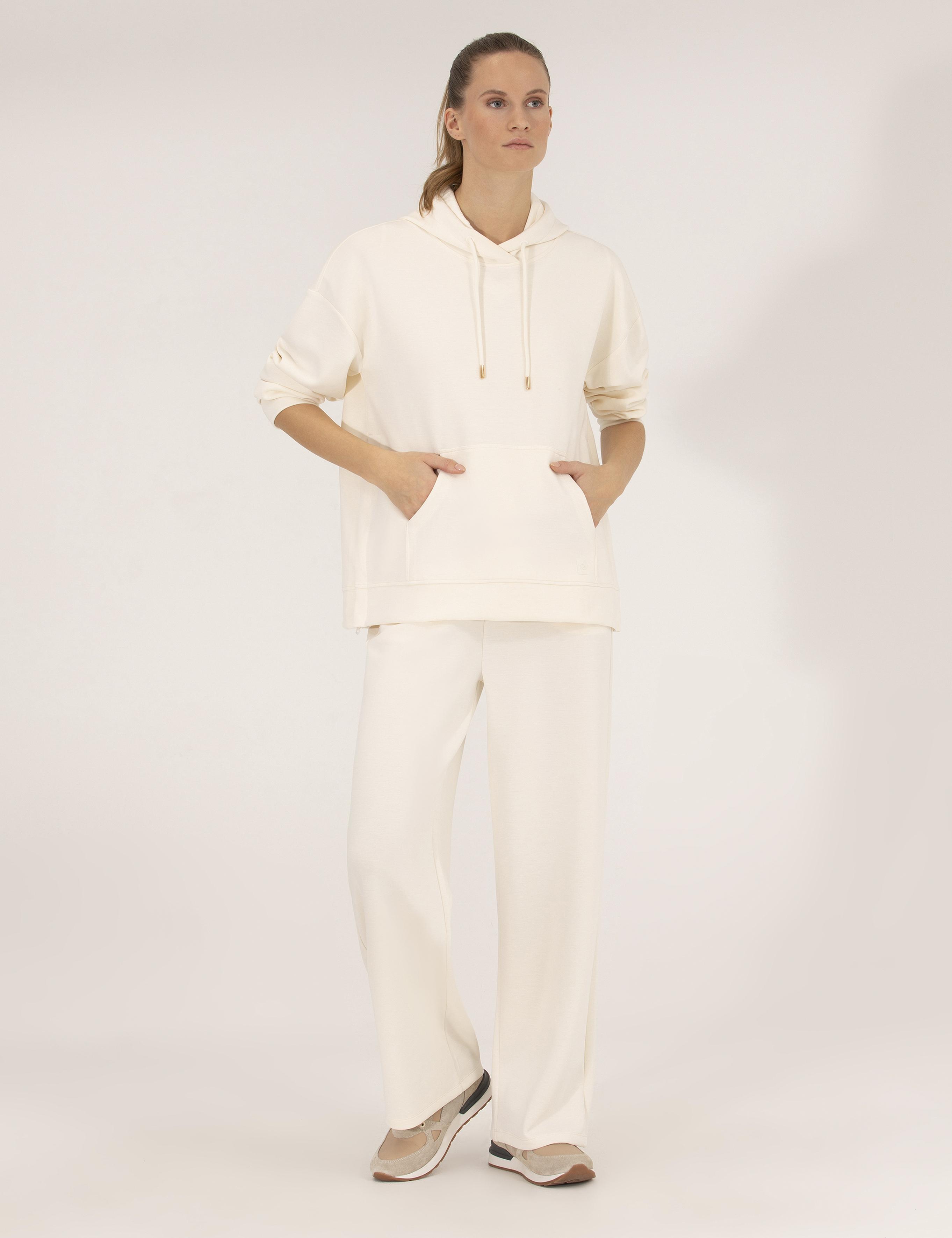 Ekru Flare Fit Eşofman Altı