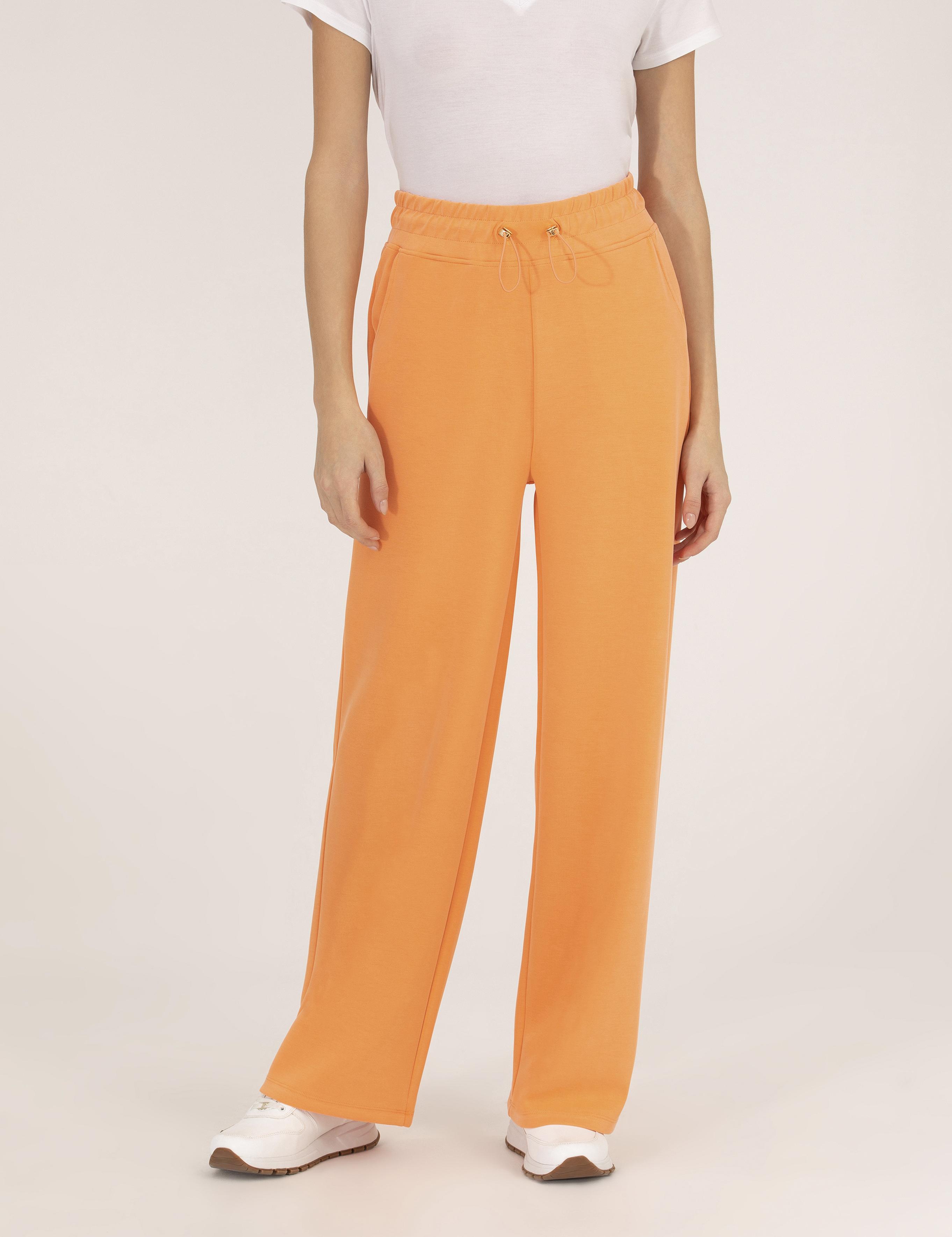 Turuncu Flare Fit Eşofman Altı