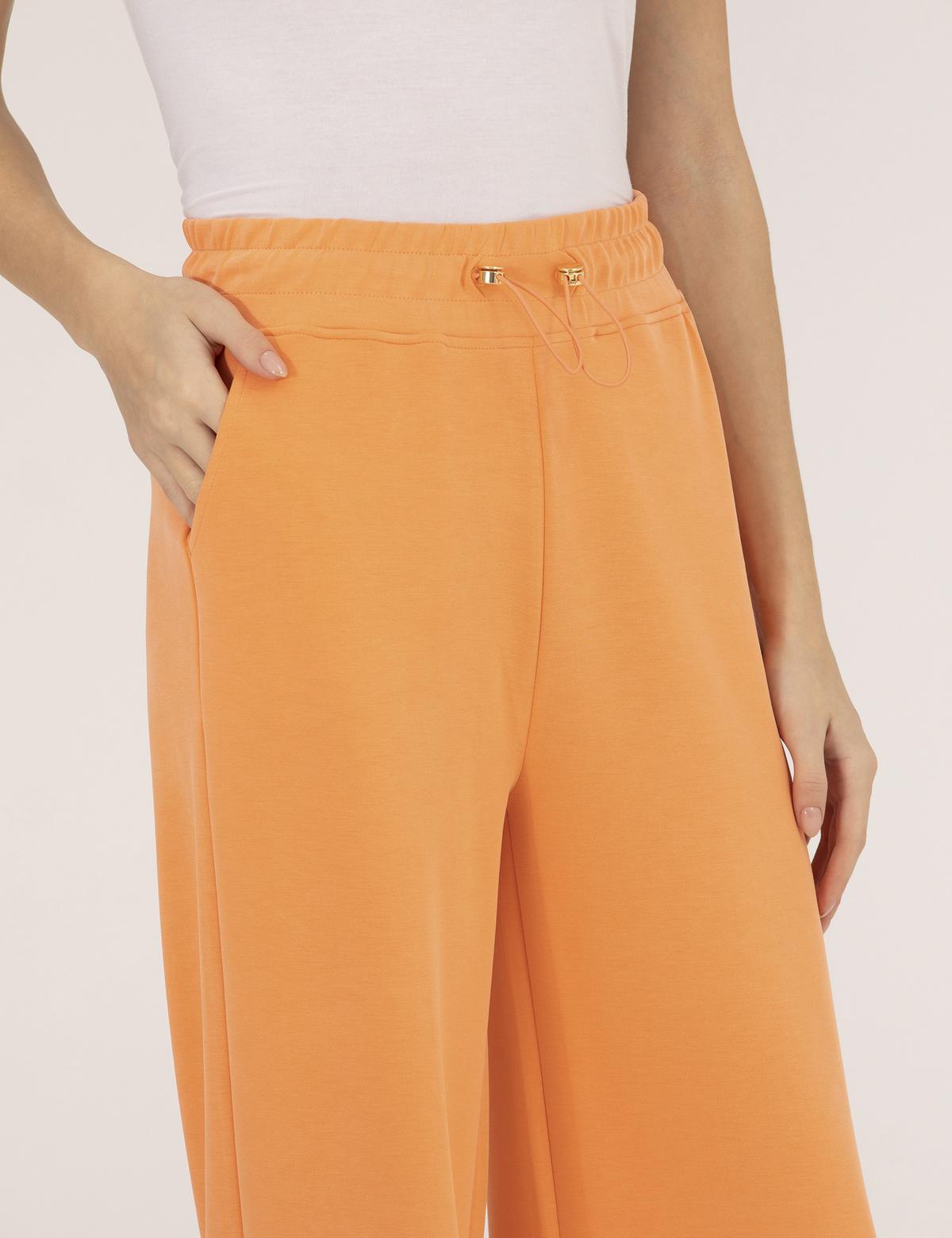 Turuncu Flare Fit Eşofman Altı - 50263360026