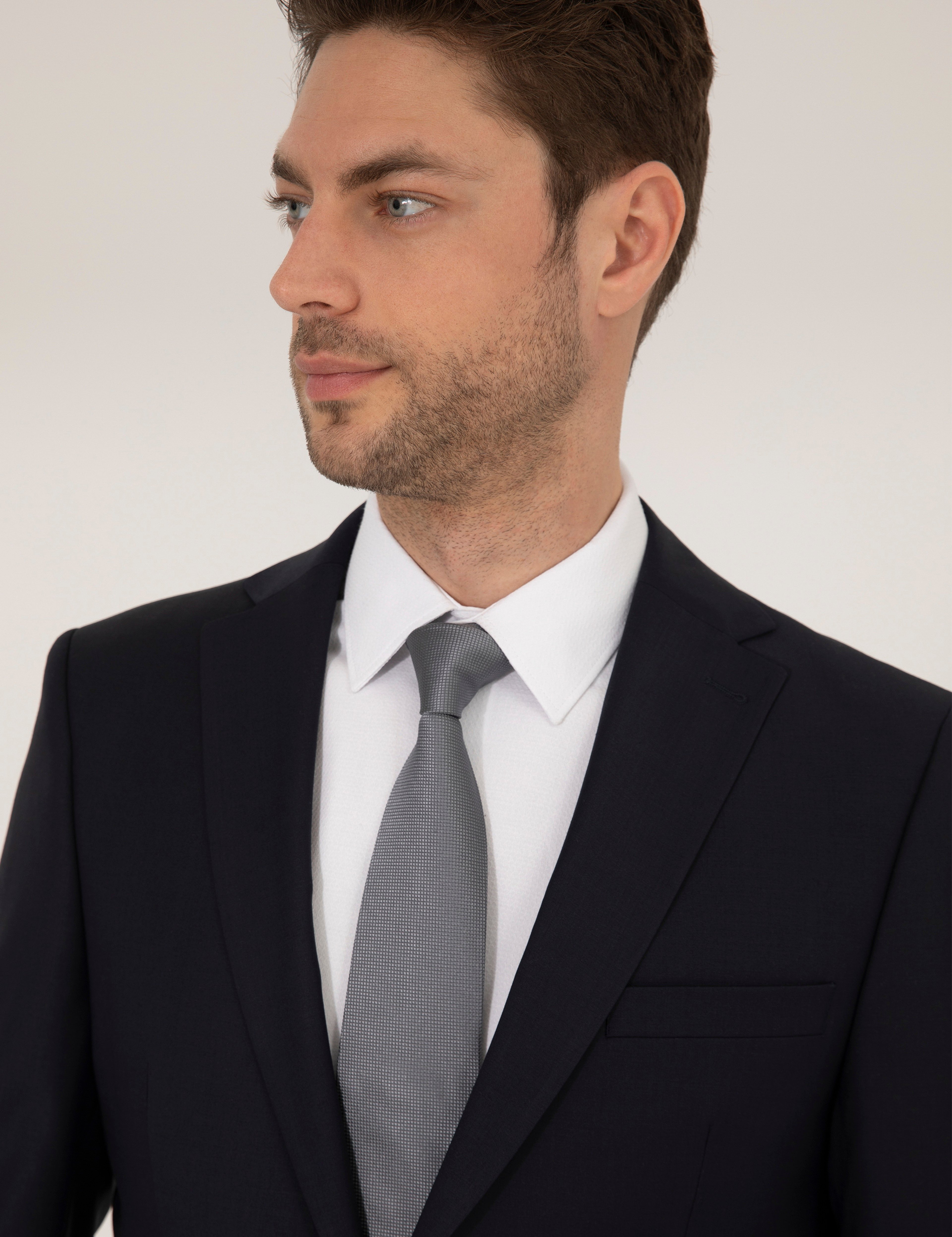 Lacivert Slim Fit Takım Elbise - Image 2