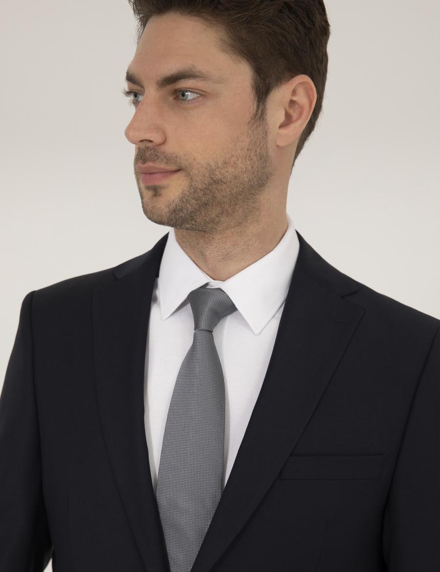 Lacivert Slim Fit Takım Elbise