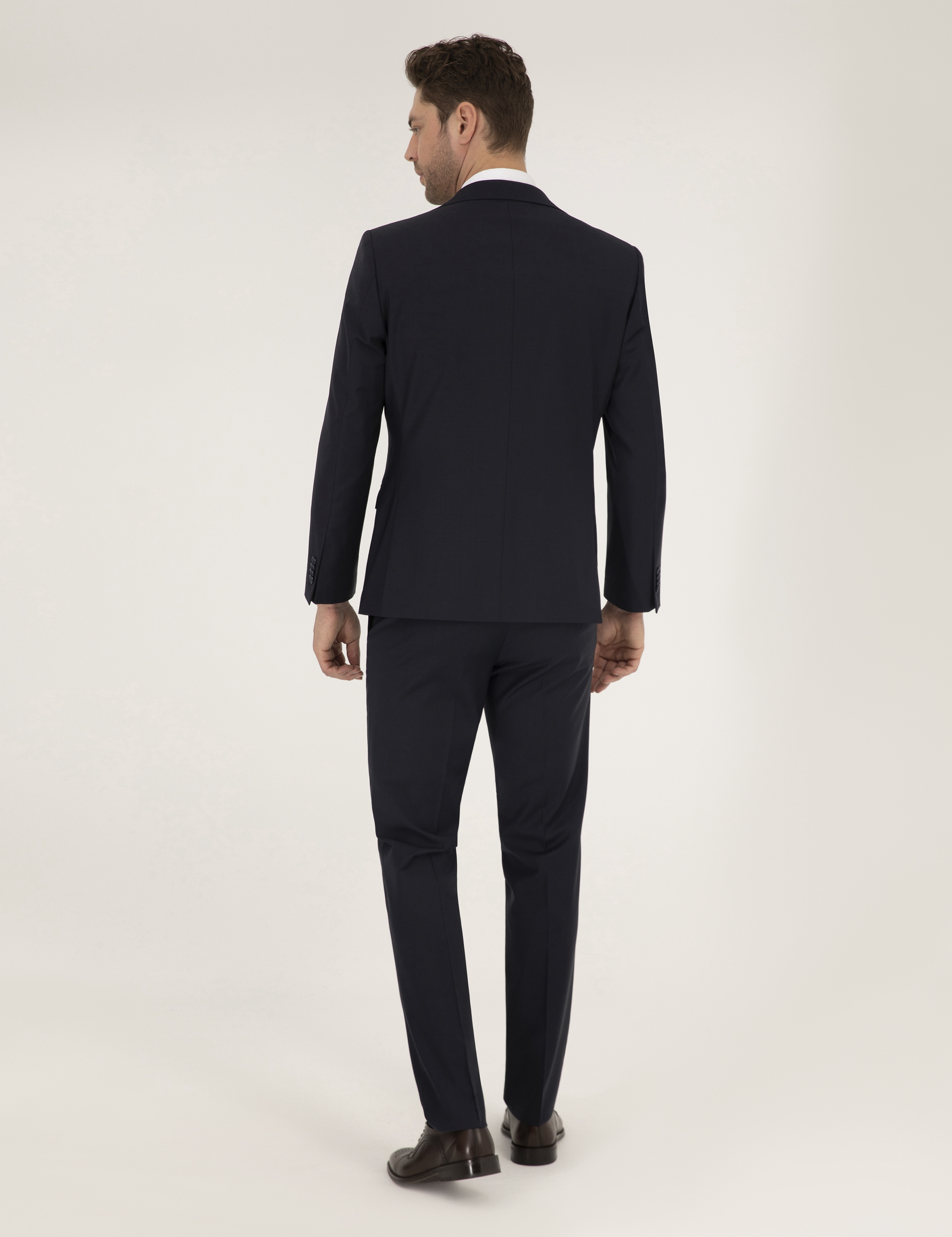 Lacivert Slim Fit Takım Elbise - Image 5