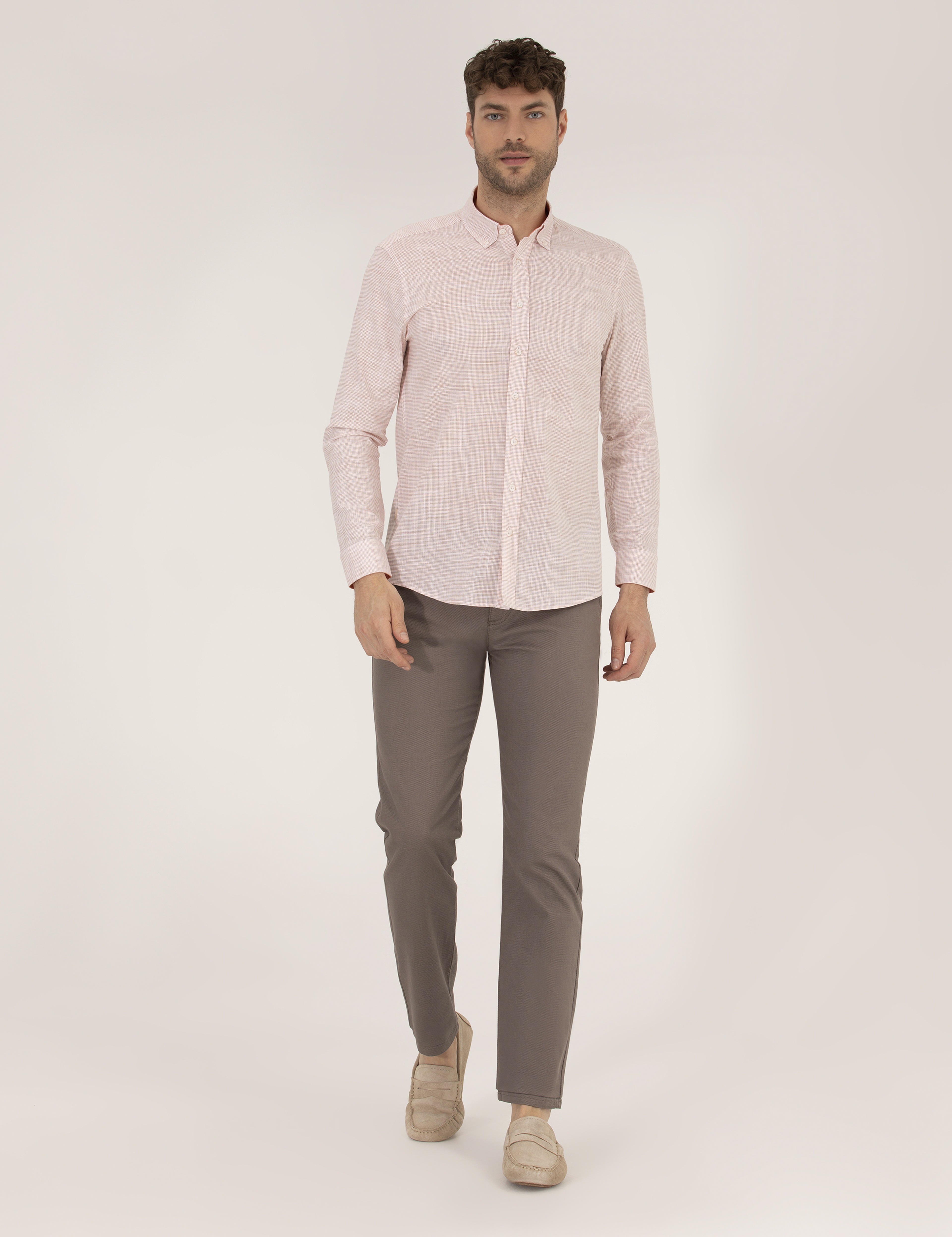 Tarçın Regular Fit Uzun Kollu Gömlek - Image 4