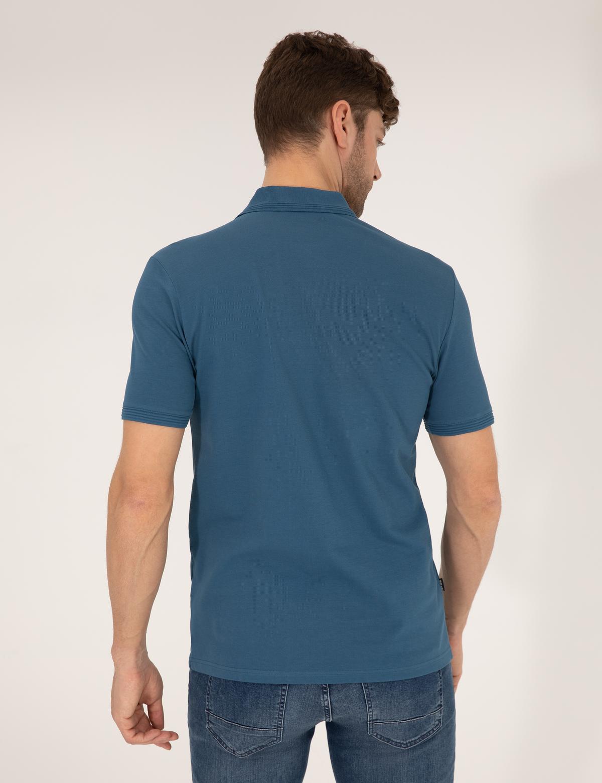 İndigo Regular Fit Polo Yaka Basic Tişört - 50269604043