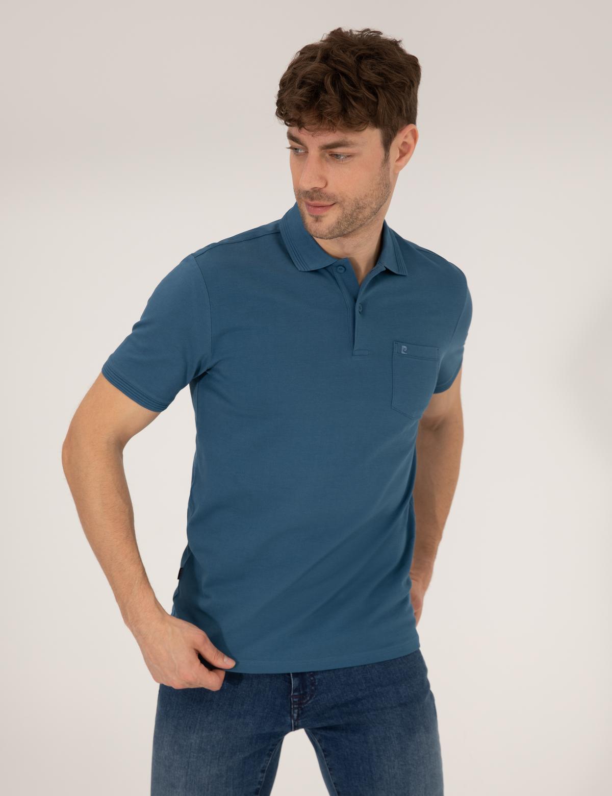 İndigo Regular Fit Polo Yaka Basic Tişört - 50269604043