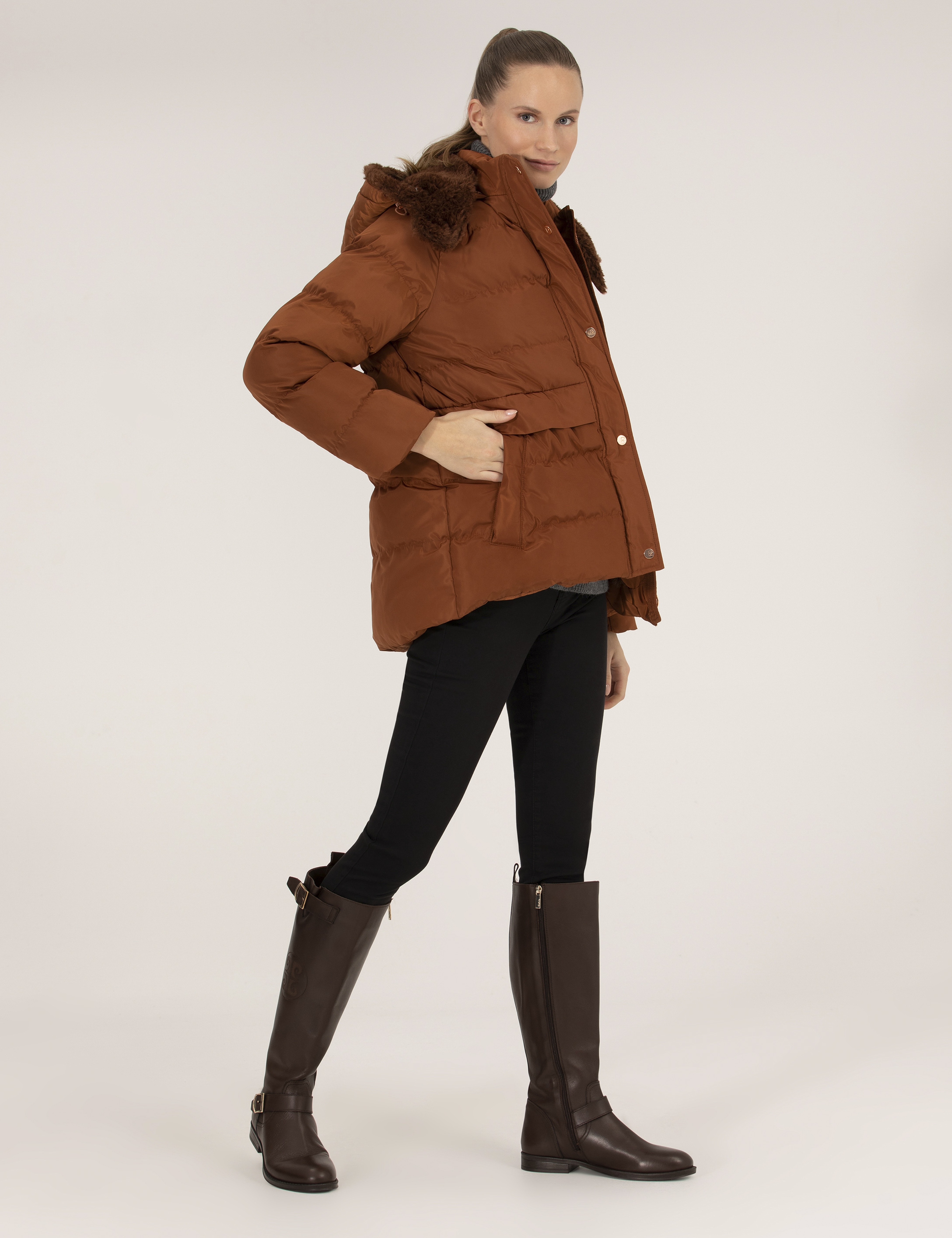 Tarçın Regular Fit Mont
