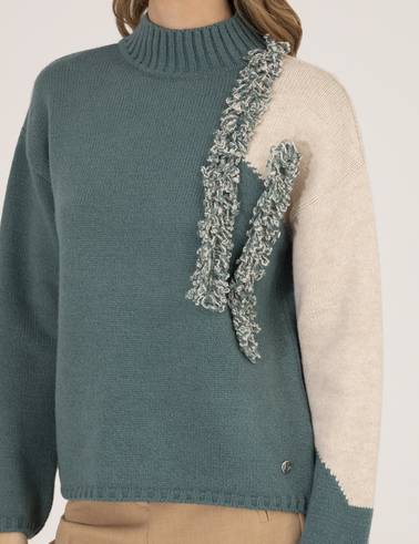 Mint Regular Fit Balıkçı Yaka Kazak