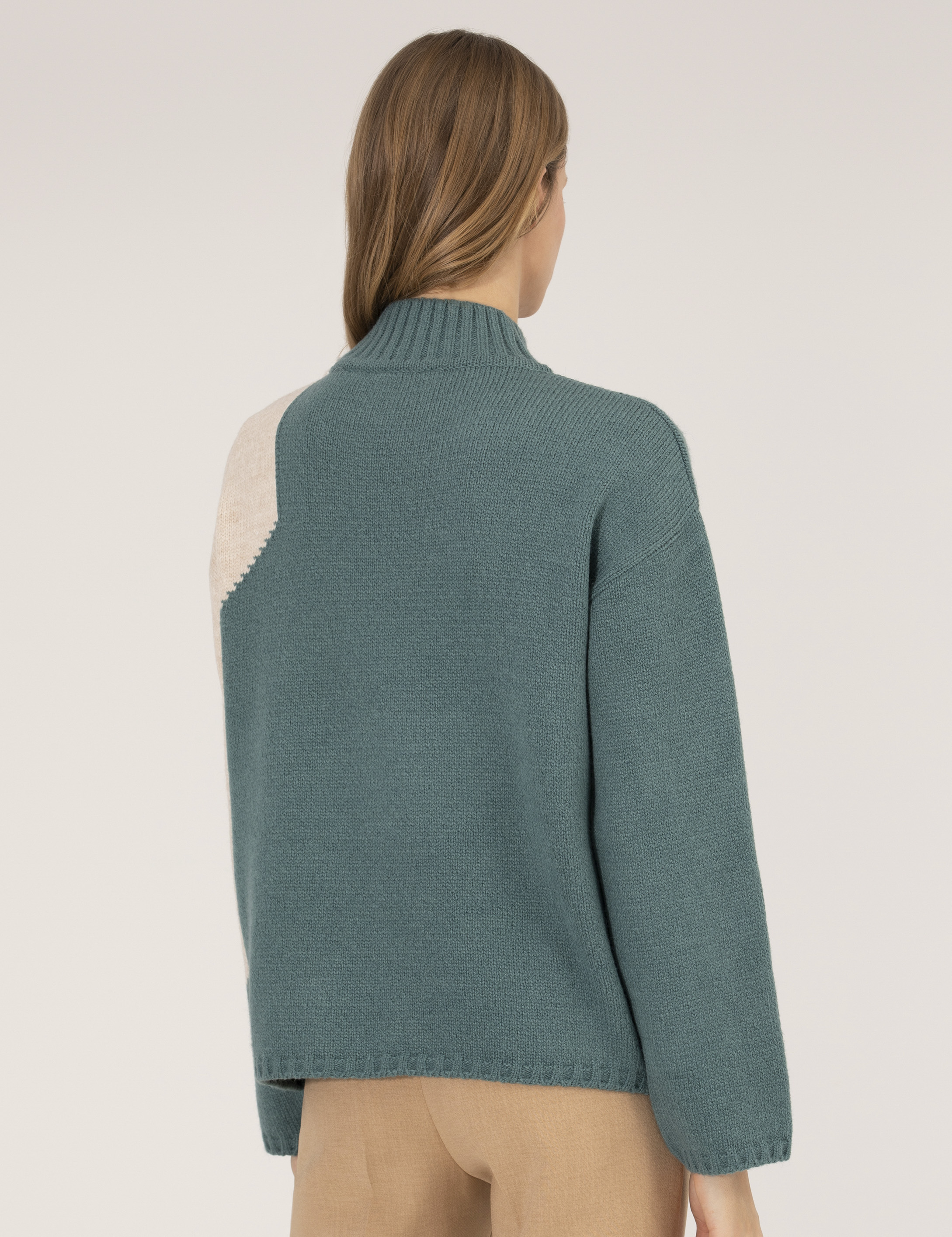 Mint Regular Fit Balıkçı Yaka Kazak