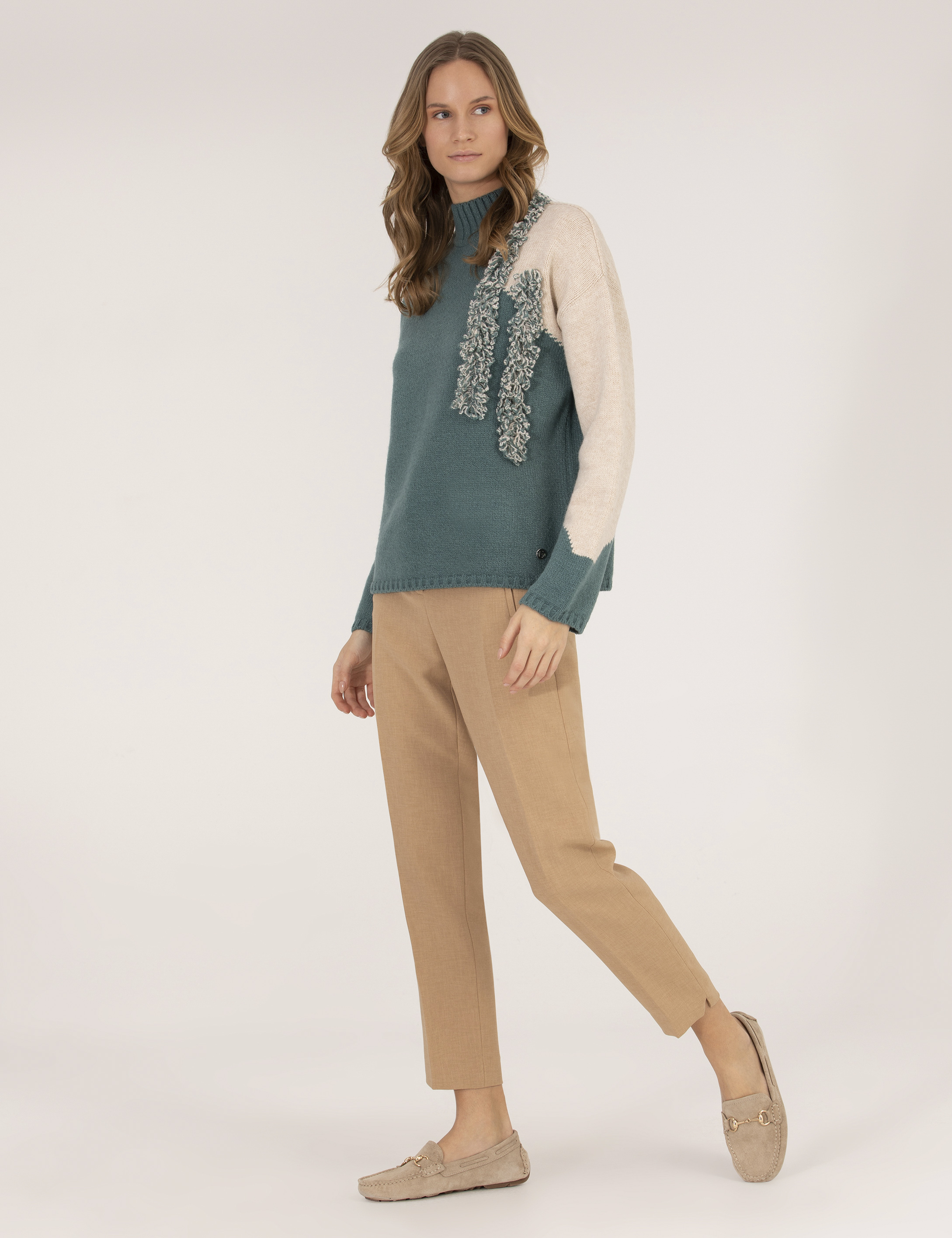 Mint Regular Fit Balıkçı Yaka Kazak - Image 4